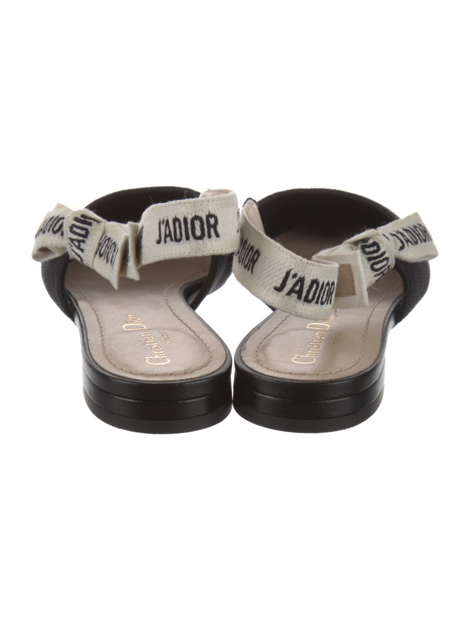 Printed Slingback Flats