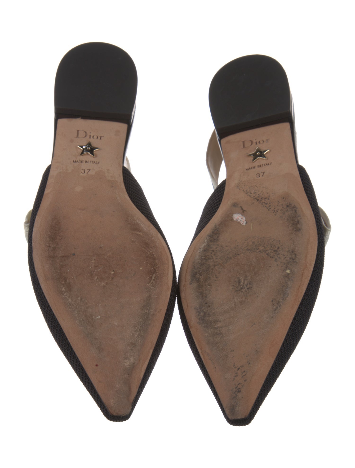 Printed Slingback Flats