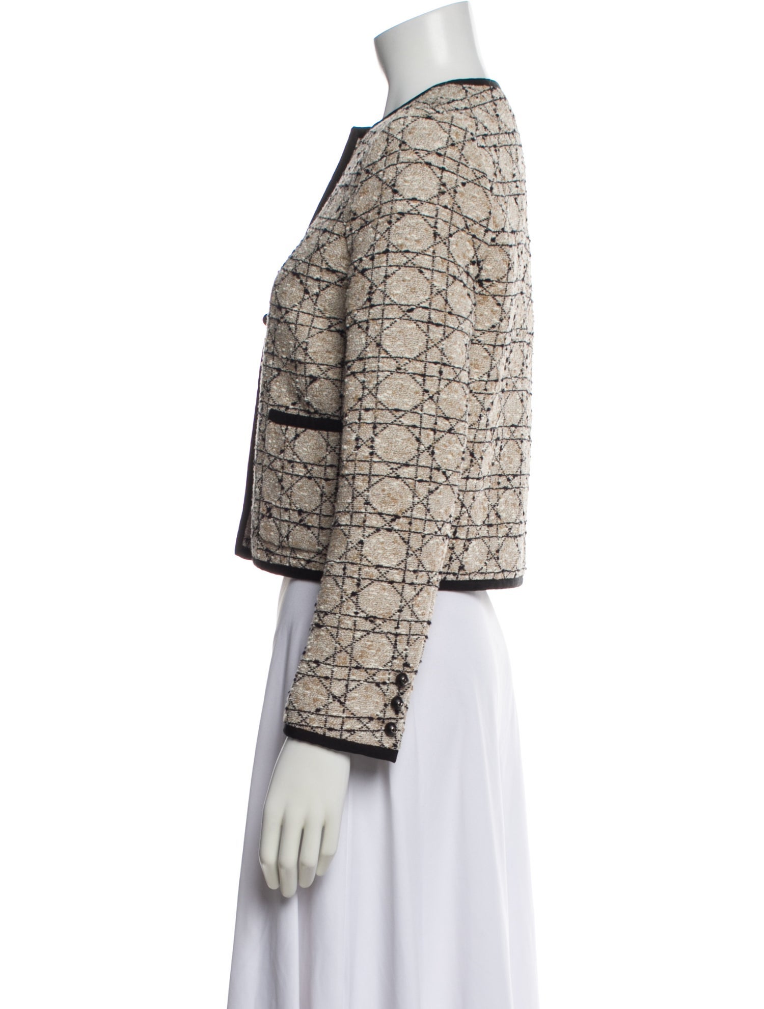 Christian Dior 2025 Tweed Pattern Evening Jacket