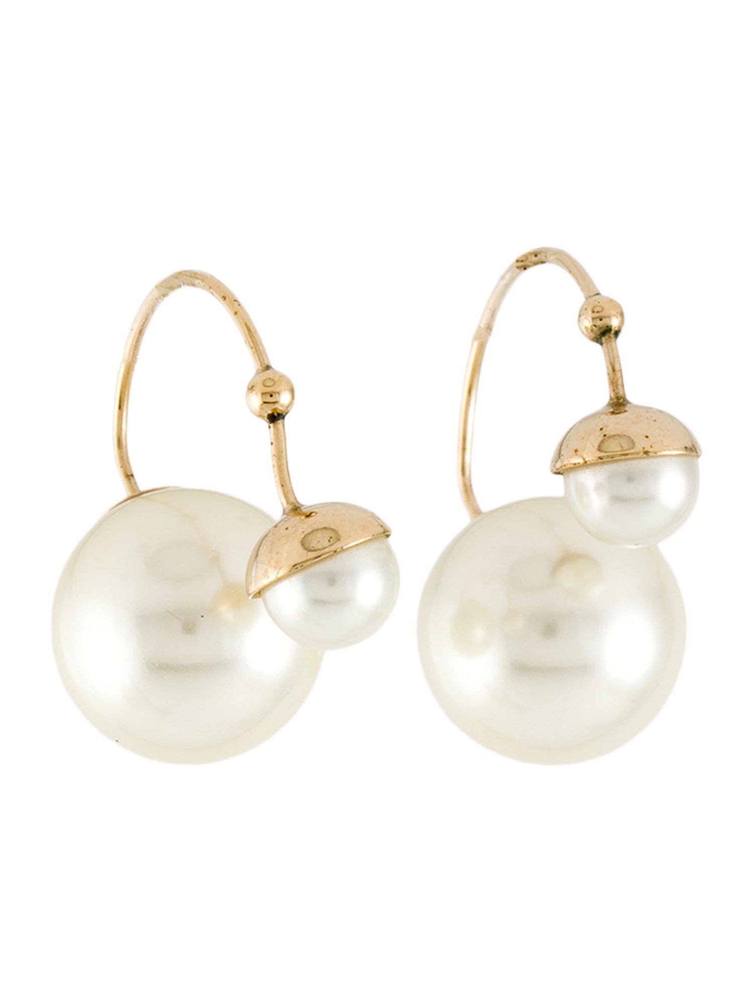 Christian Dior Faux Pearl UltraDior Earrings