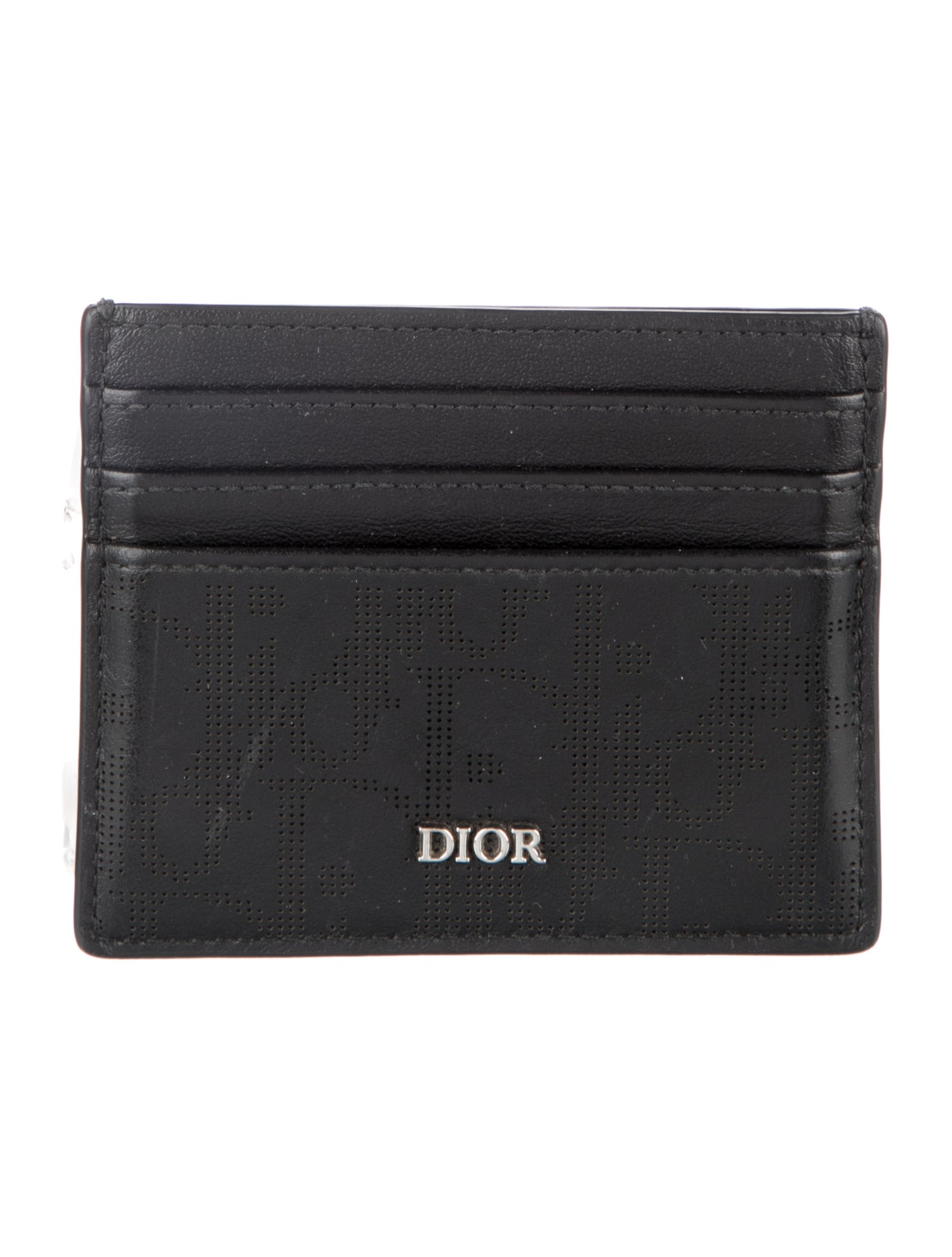 DIOR MEN 2023 Oblique Jacquard Card Holder