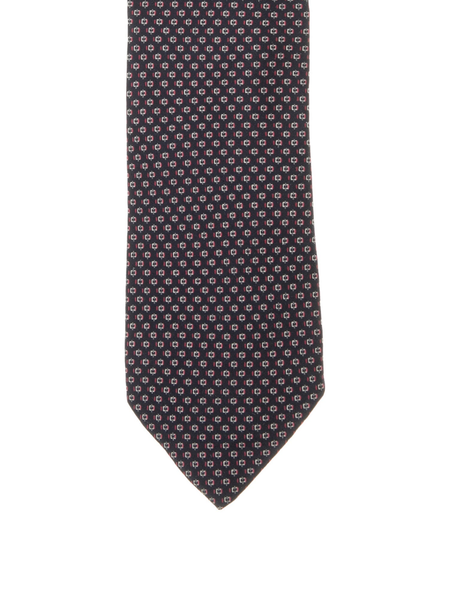 Christian Dior Patterned Silk Necktie