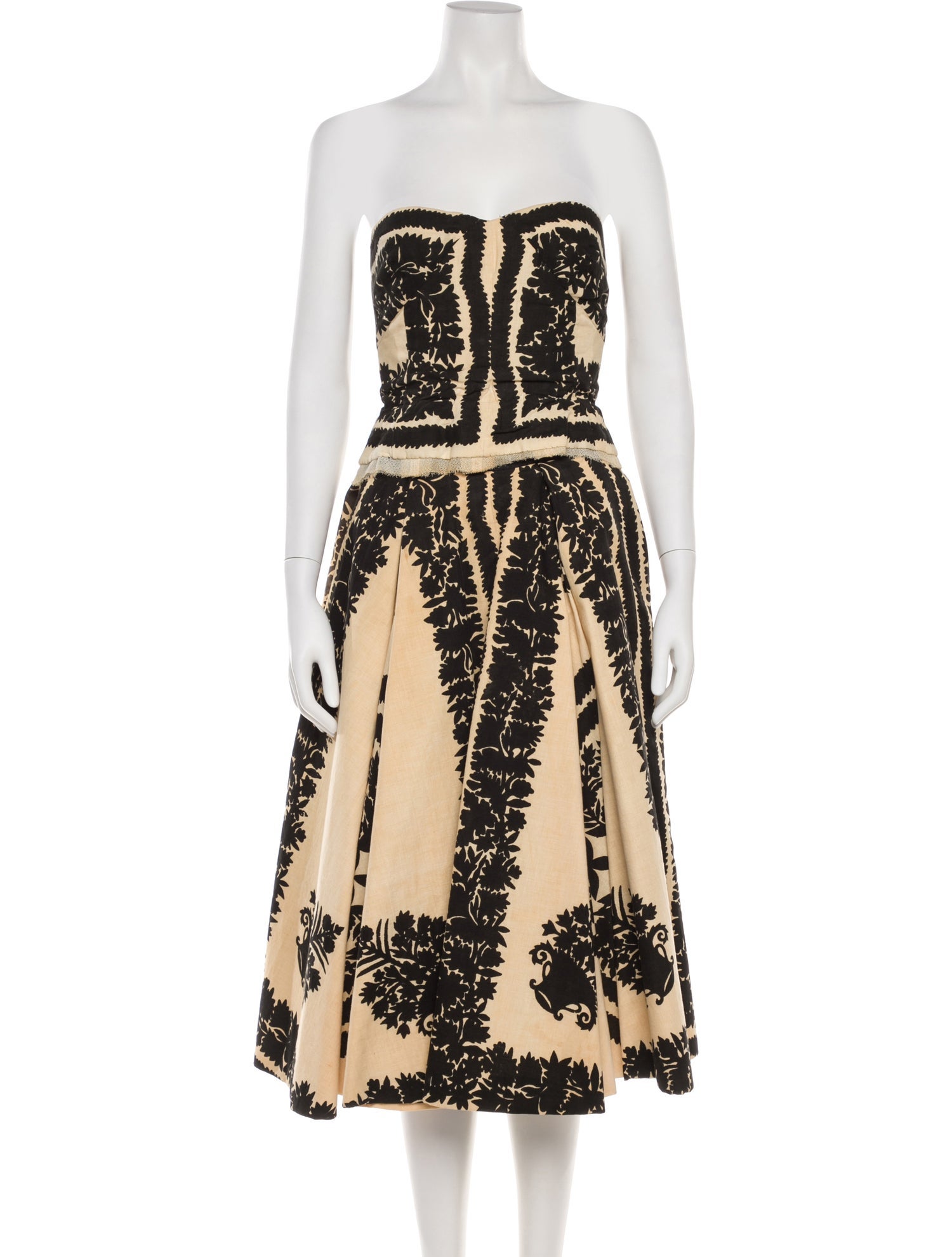 Christian Dior Vintage 1952 Skirt Set