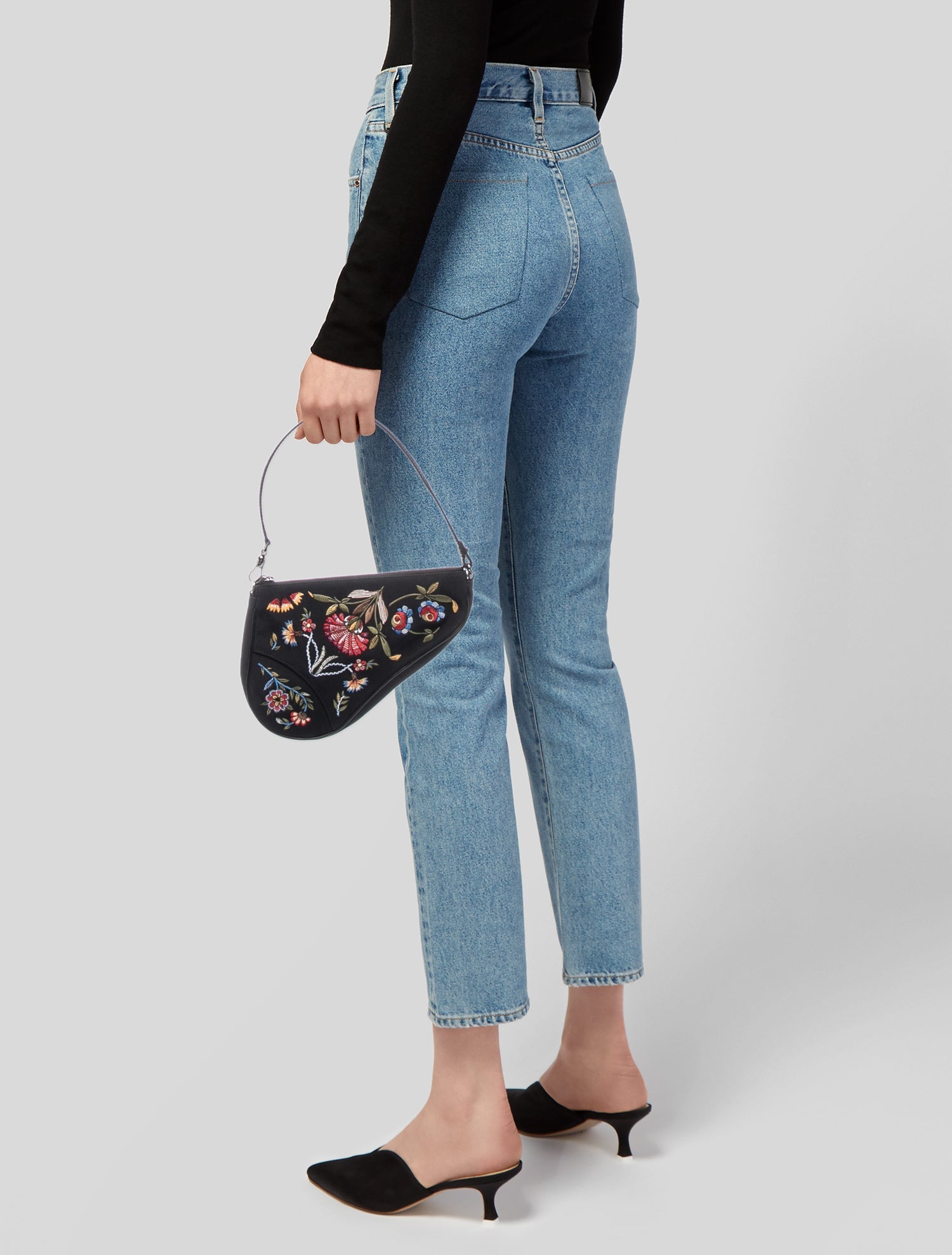 Christian Dior Canvas Saddle Pochette