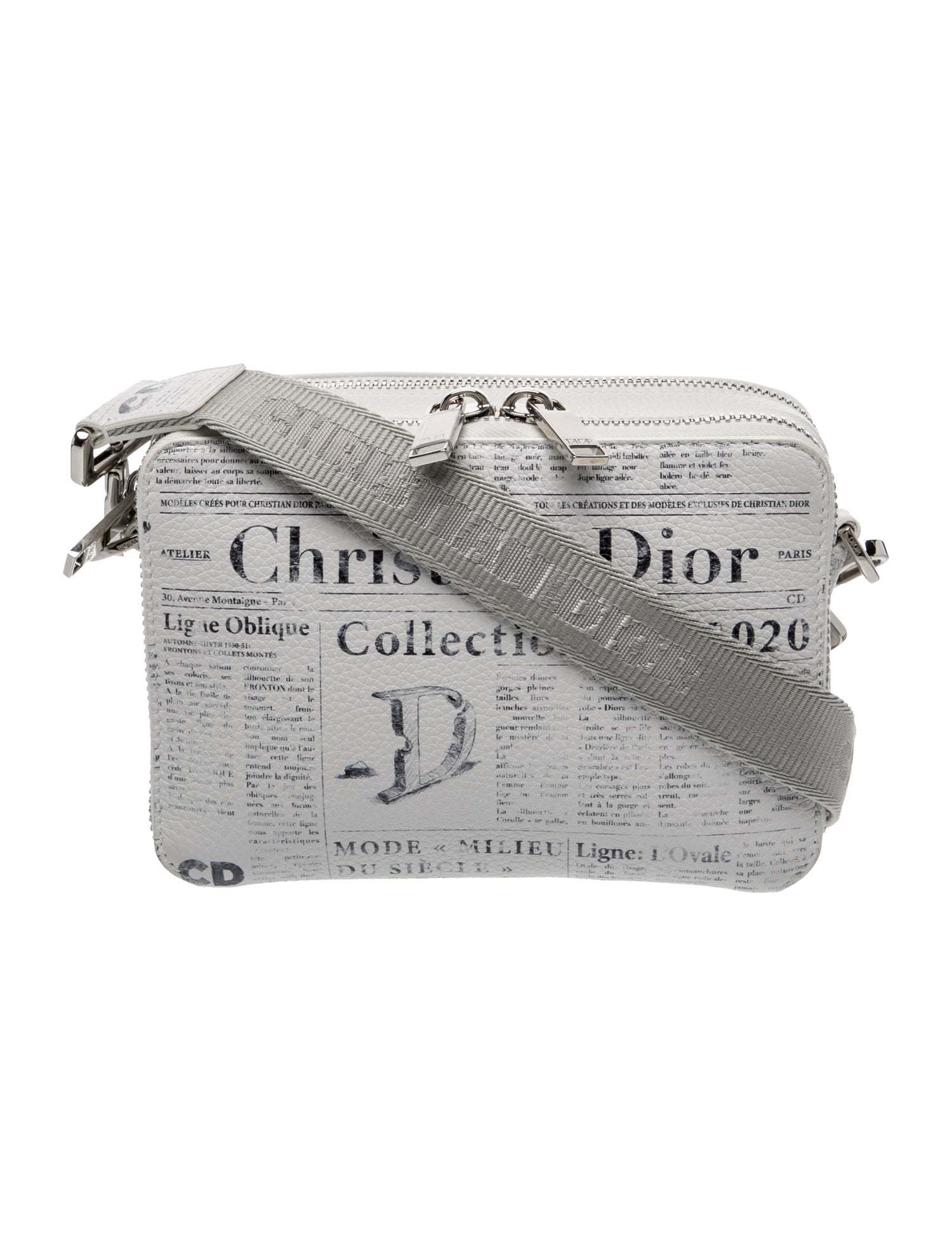 DIOR MEN Leather Crossbody Bag