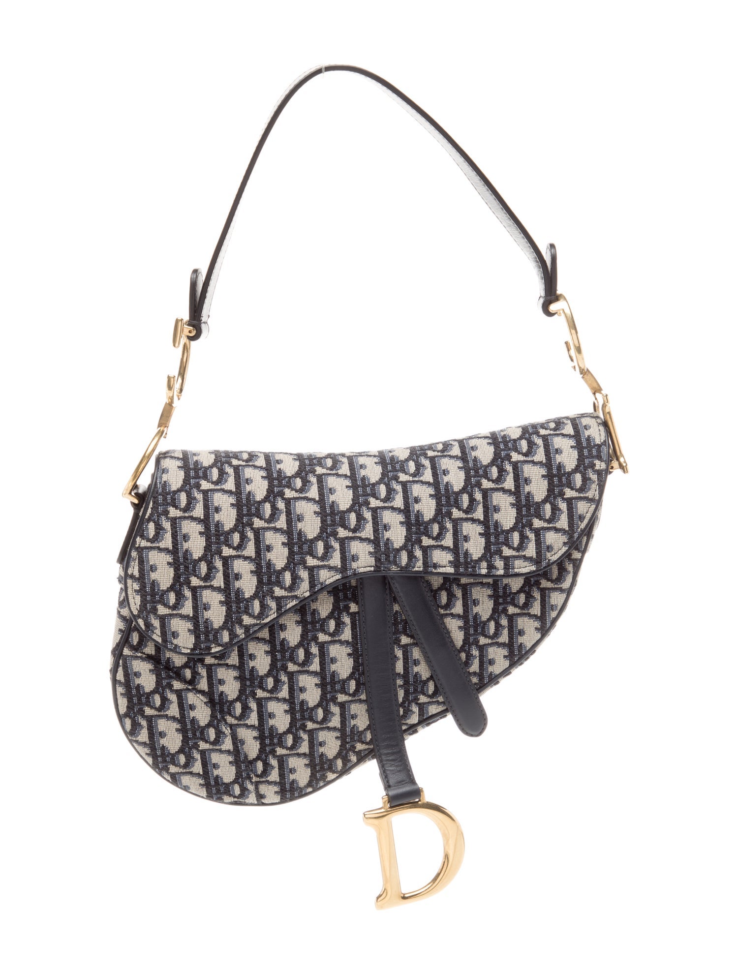 Christian Dior Oblique Jacquard Oblique Saddle Medium