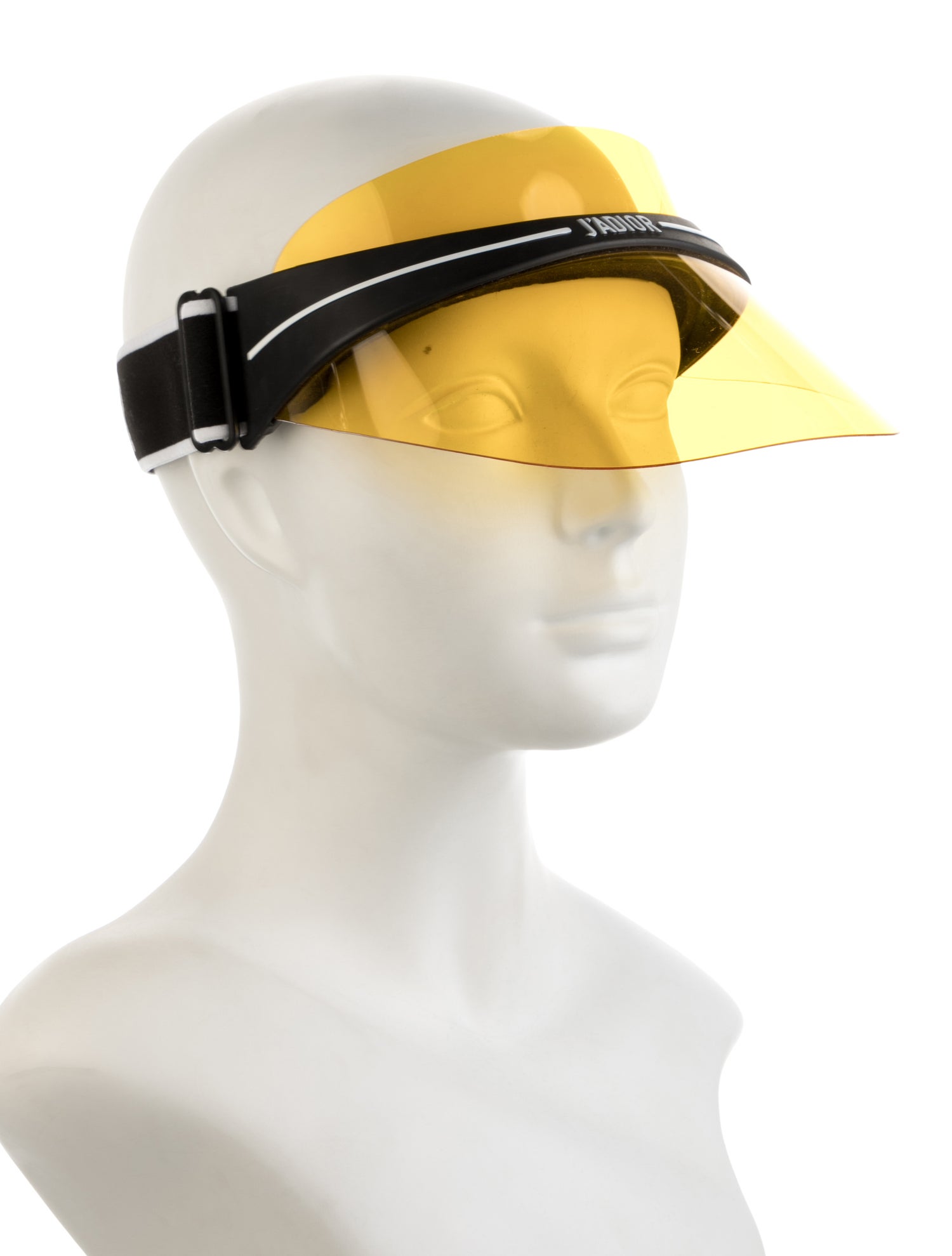 Christian Dior Yellow PVC Visor