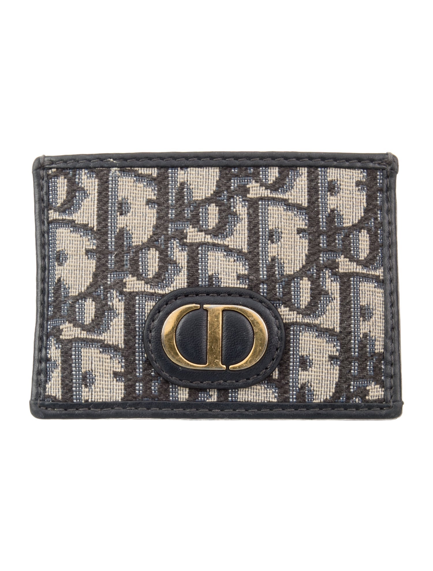 Christian Dior 2022 Oblique Jacquard Card Holder