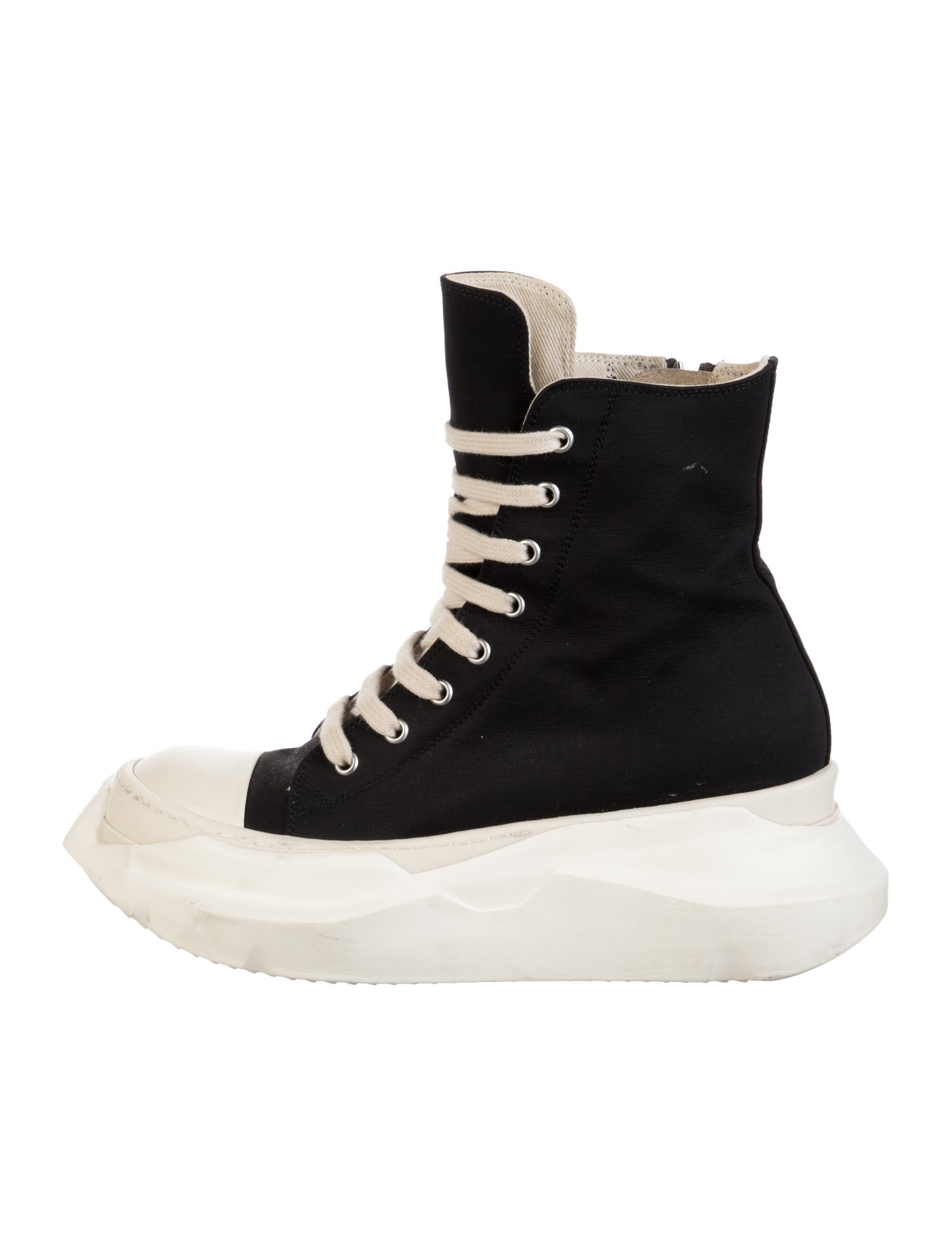Rick Owens Drkshdw Abstract Wedge Sneakers