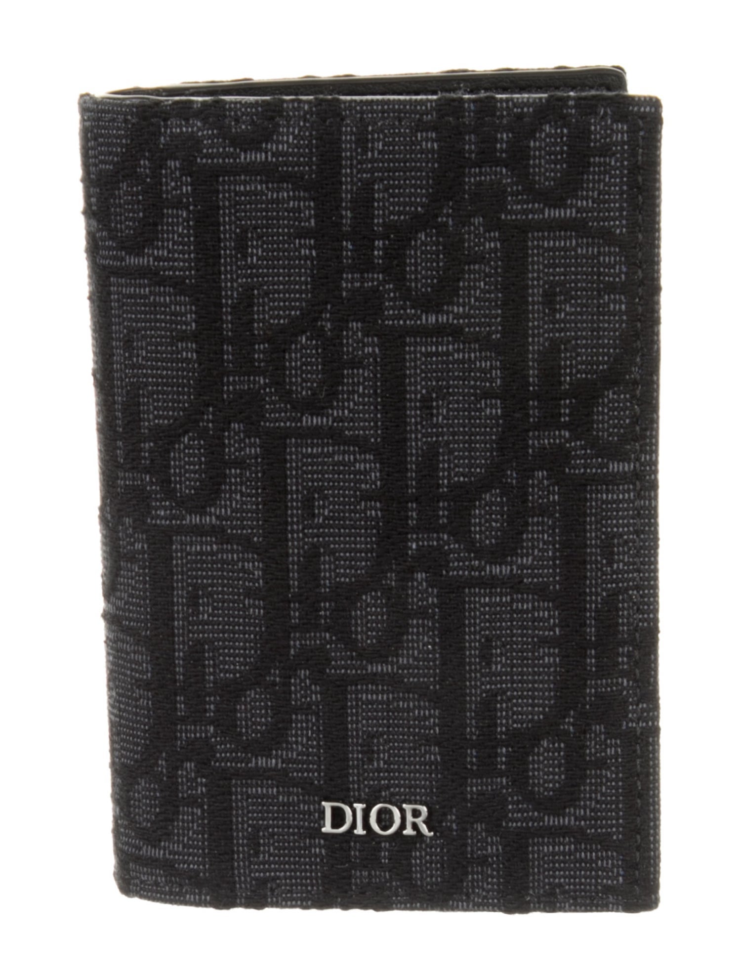 DIOR MEN 2025 Oblique Jacquard Wallet w/ Tags