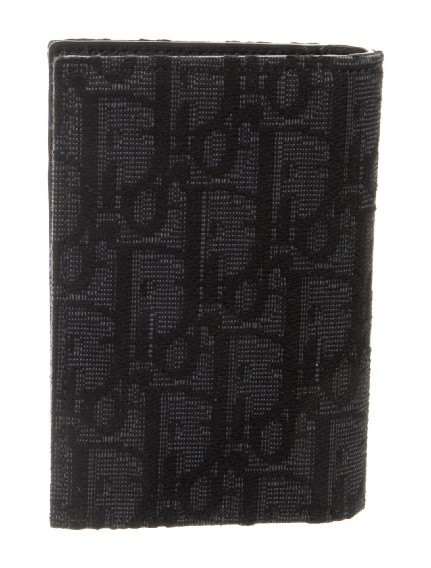DIOR MEN 2025 Oblique Jacquard Wallet w/ Tags