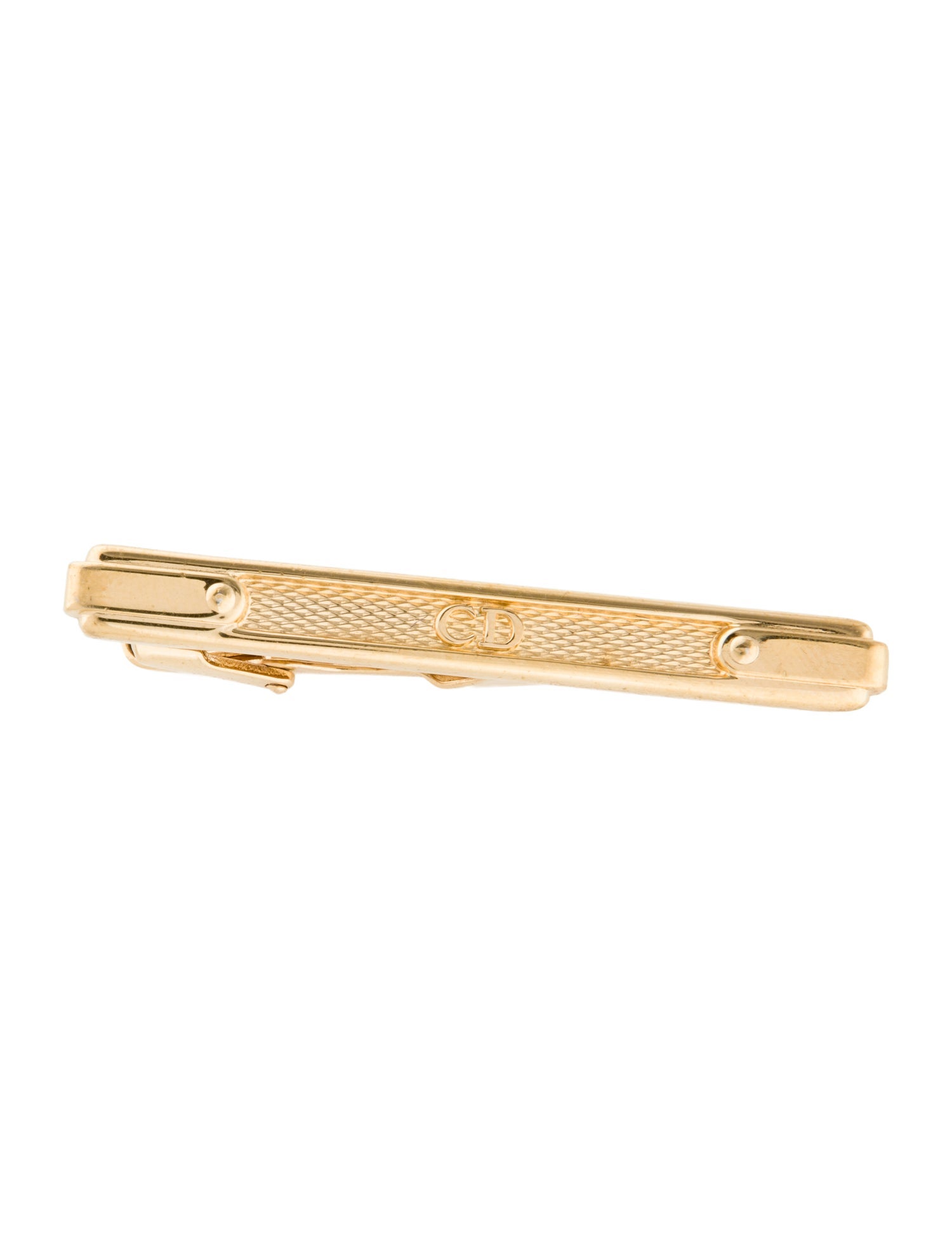 Christian Dior Vintage CD Tie Clip