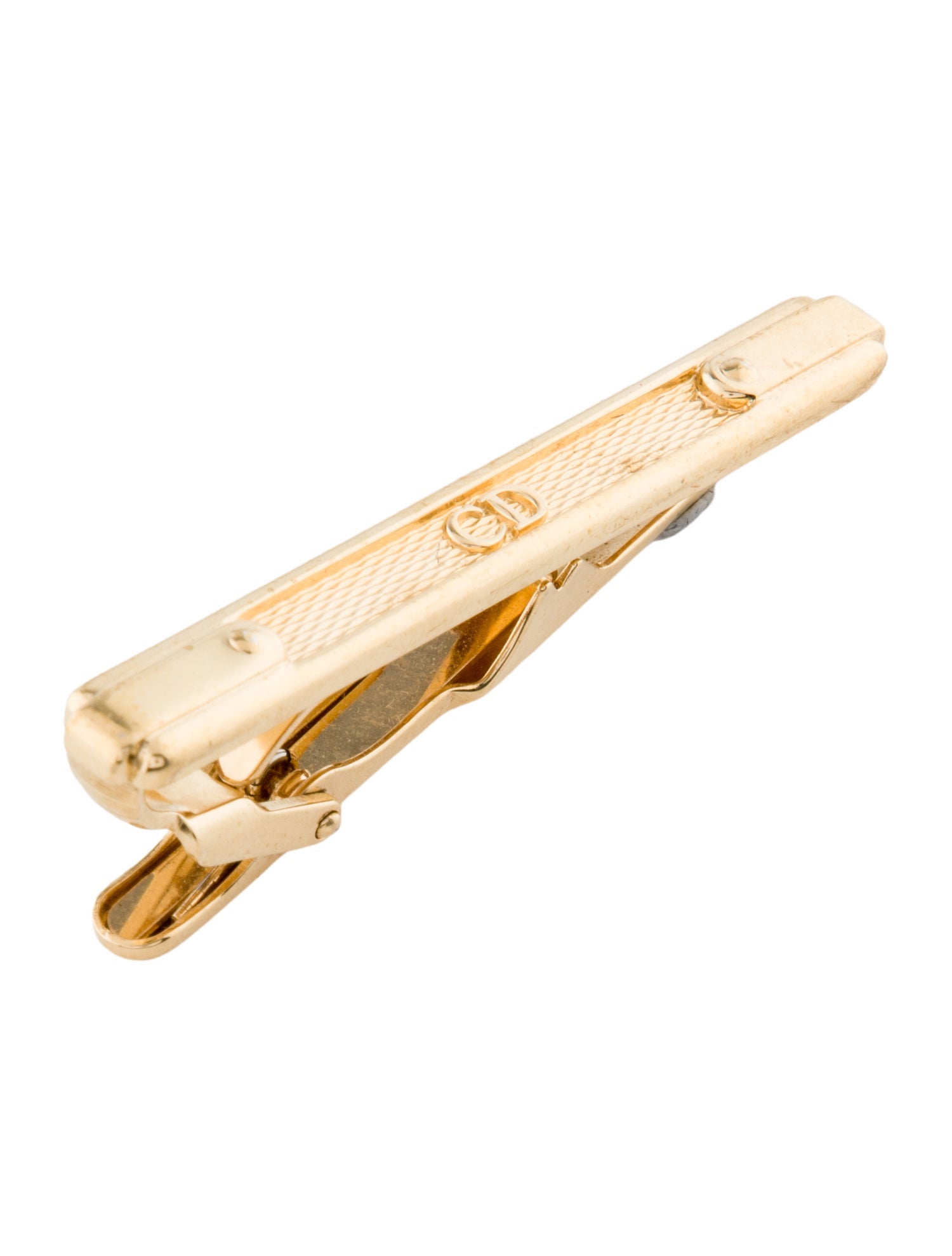 Christian Dior Vintage CD Tie Clip