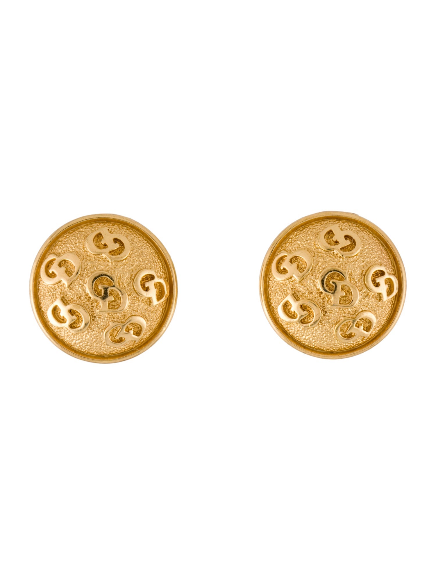 Christian Dior Vintage CD Clip-On Earrings
