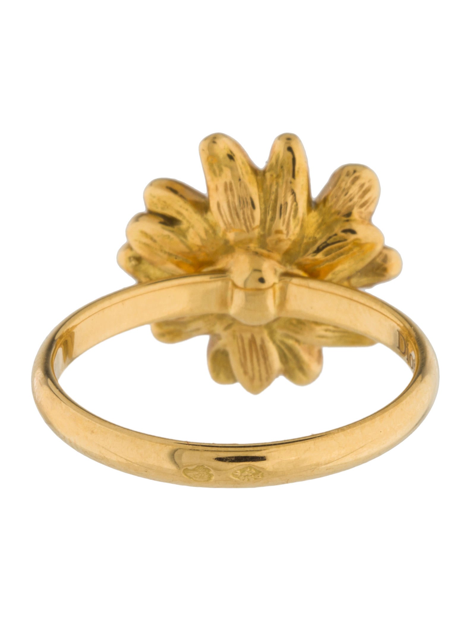 Christian Dior 18K Diamond Daisy Ring - Cocktail Ring, Rings