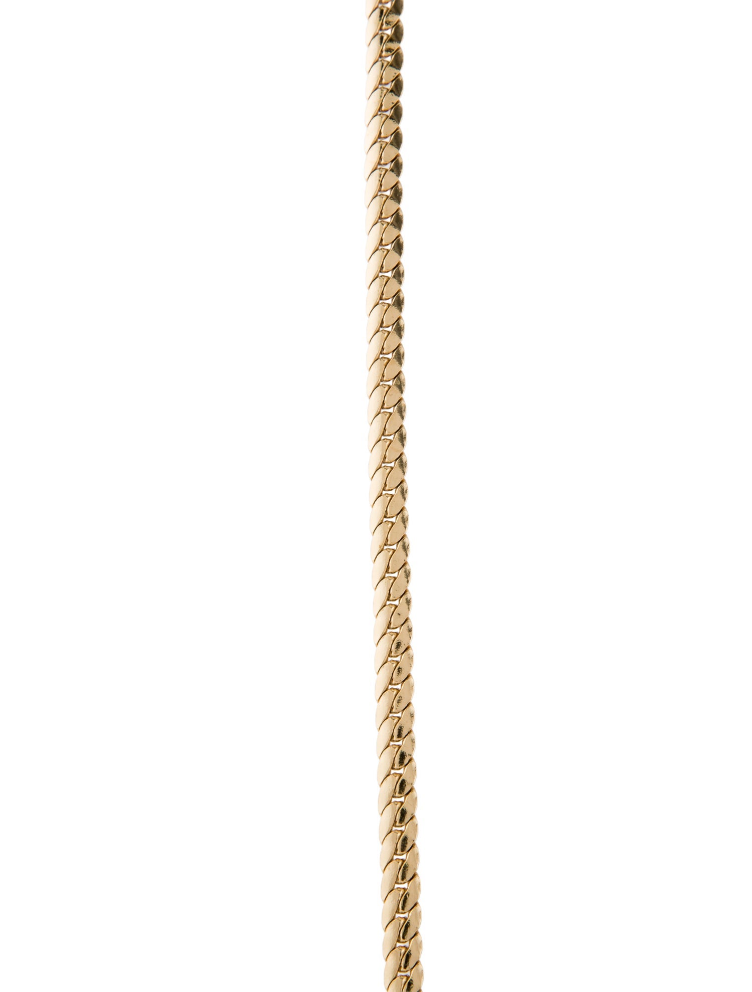 Christian Dior Vintage Curb Chain Necklace