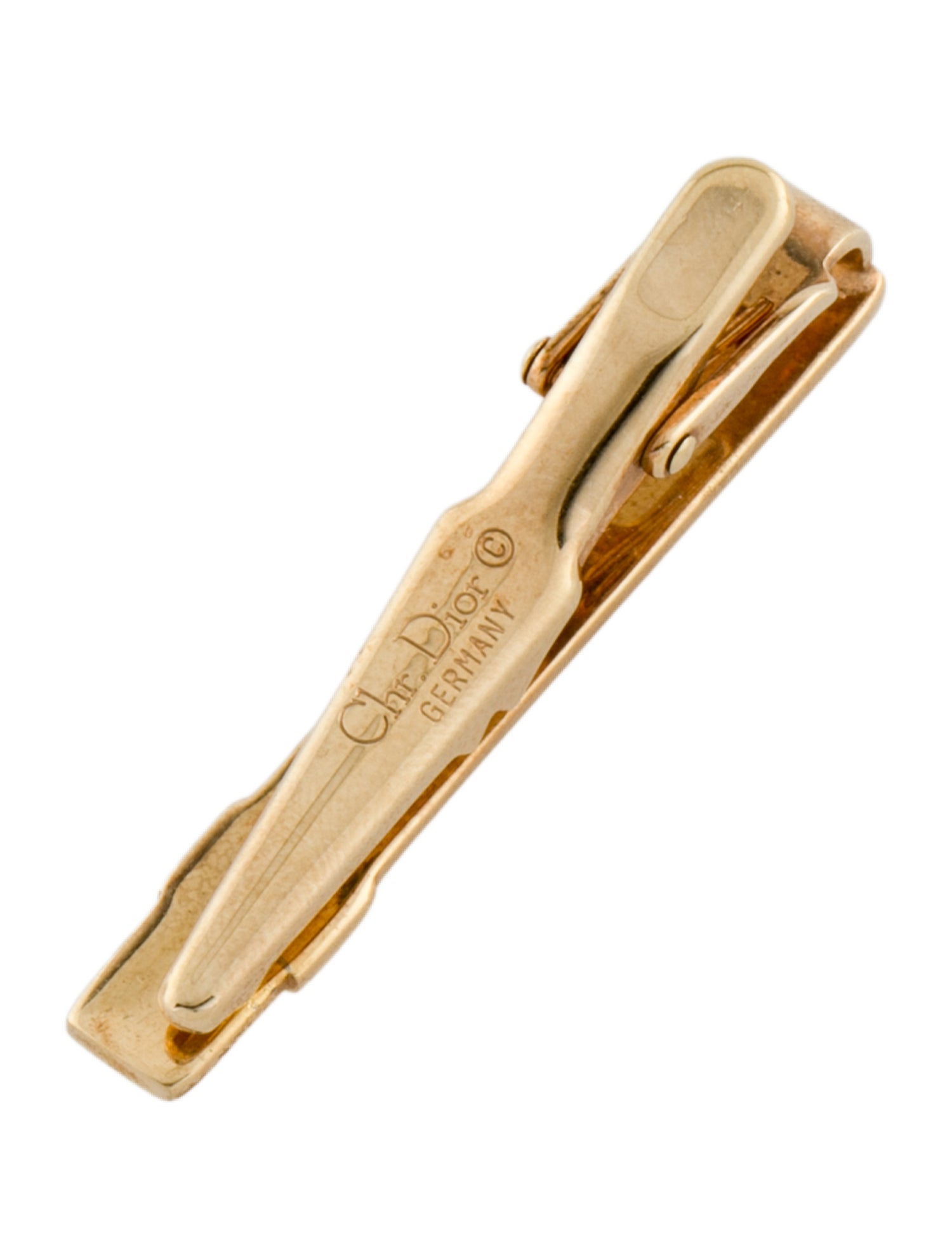 Christian Dior Vintage Logo Tie Clip