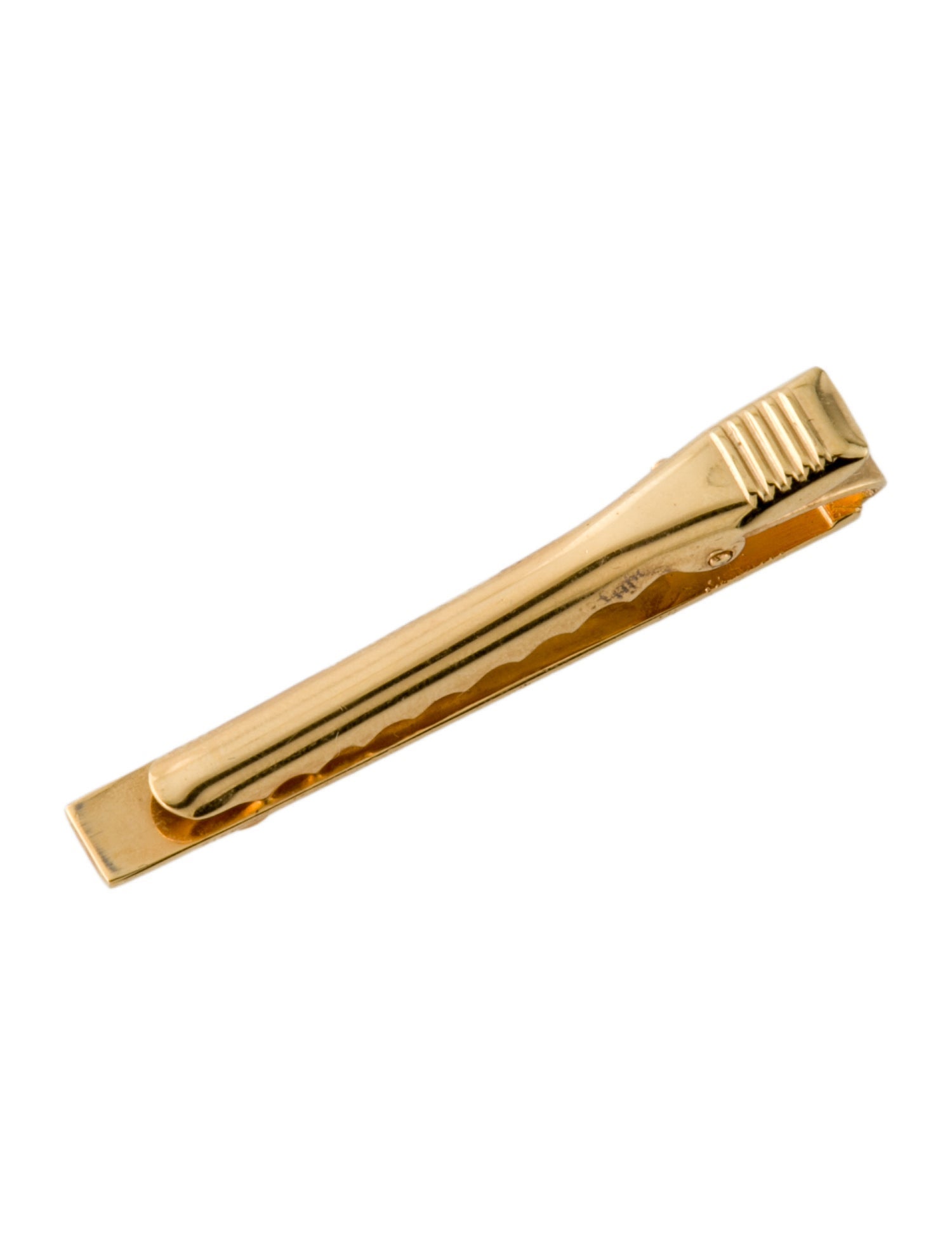 Christian Dior Vintage Two-Tone Logo Tie Clip