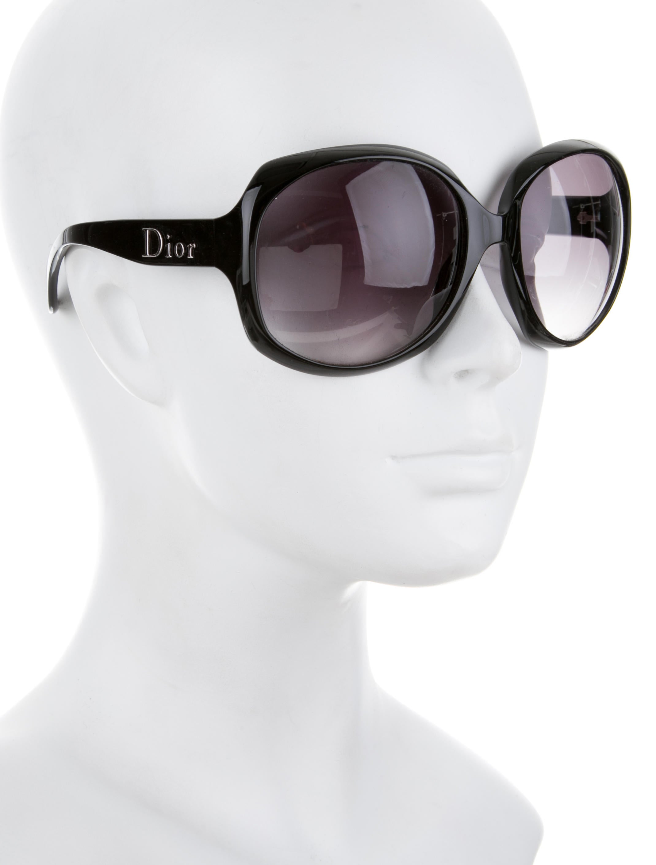 Christian Dior Glossy 1 Sunglasses - Black Sunglasses, Accessories
