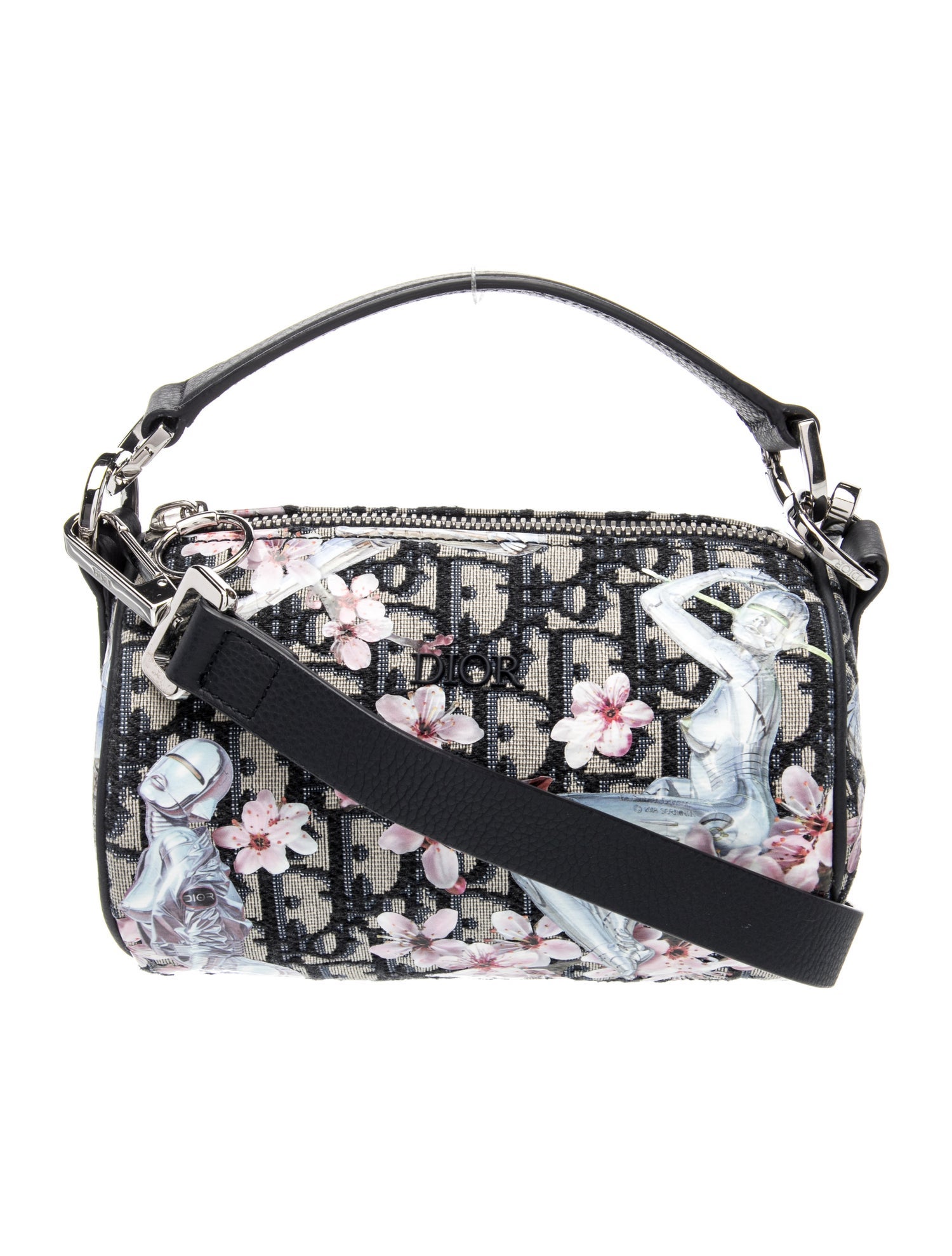 DIOR MEN Oblique Jacquard x Sorayama Roller Bag