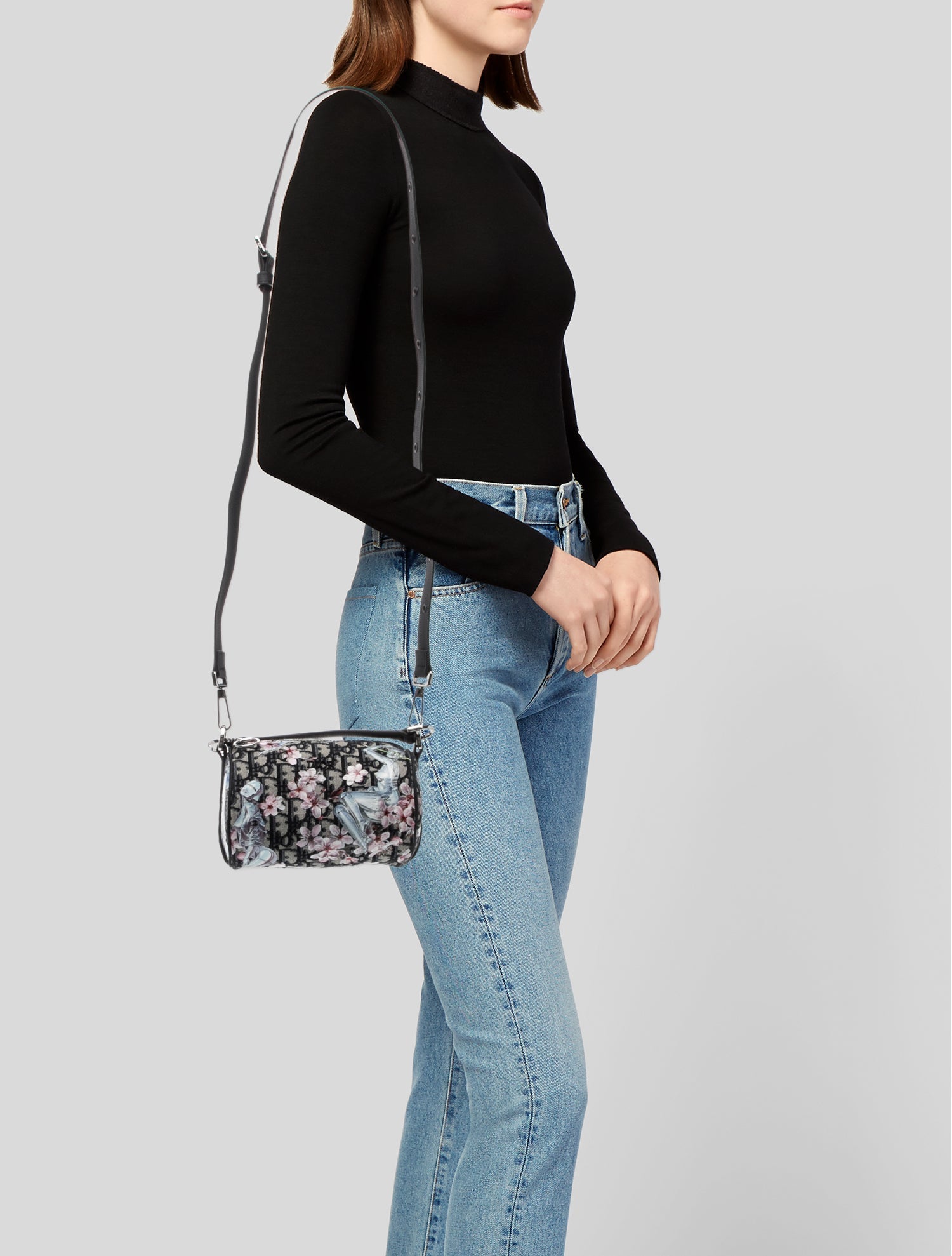 DIOR MEN Oblique Jacquard x Sorayama Roller Bag