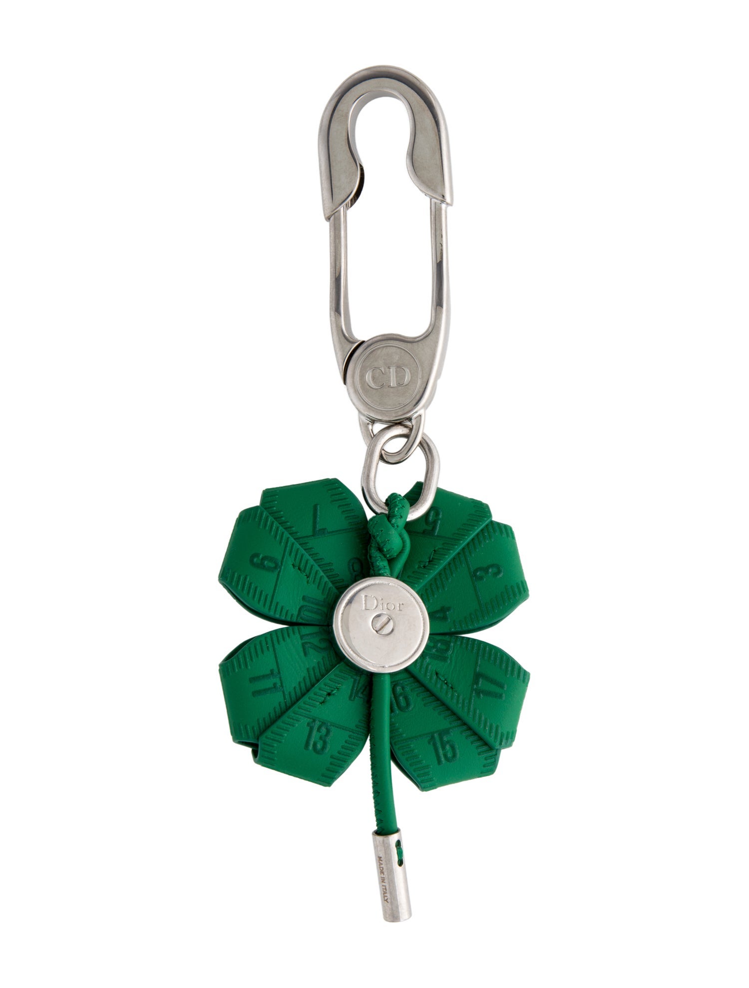 Christian Dior Patterned Calfskin Keyring