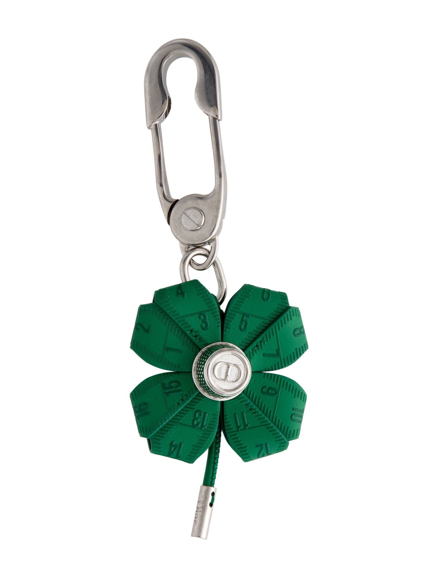 Christian Dior Patterned Calfskin Keyring