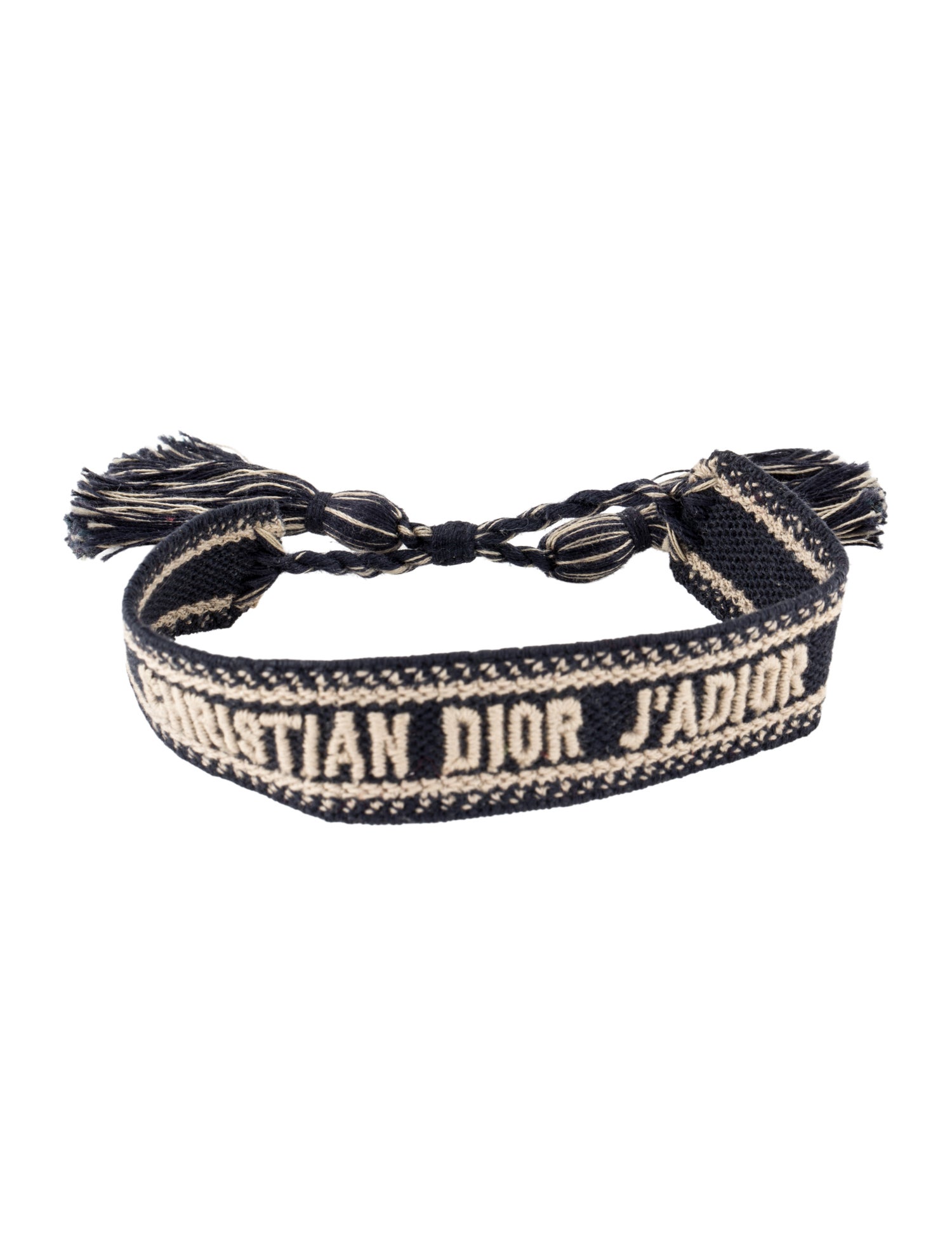 Christian Dior J'Adior Woven Friendship Wrap Bracelet