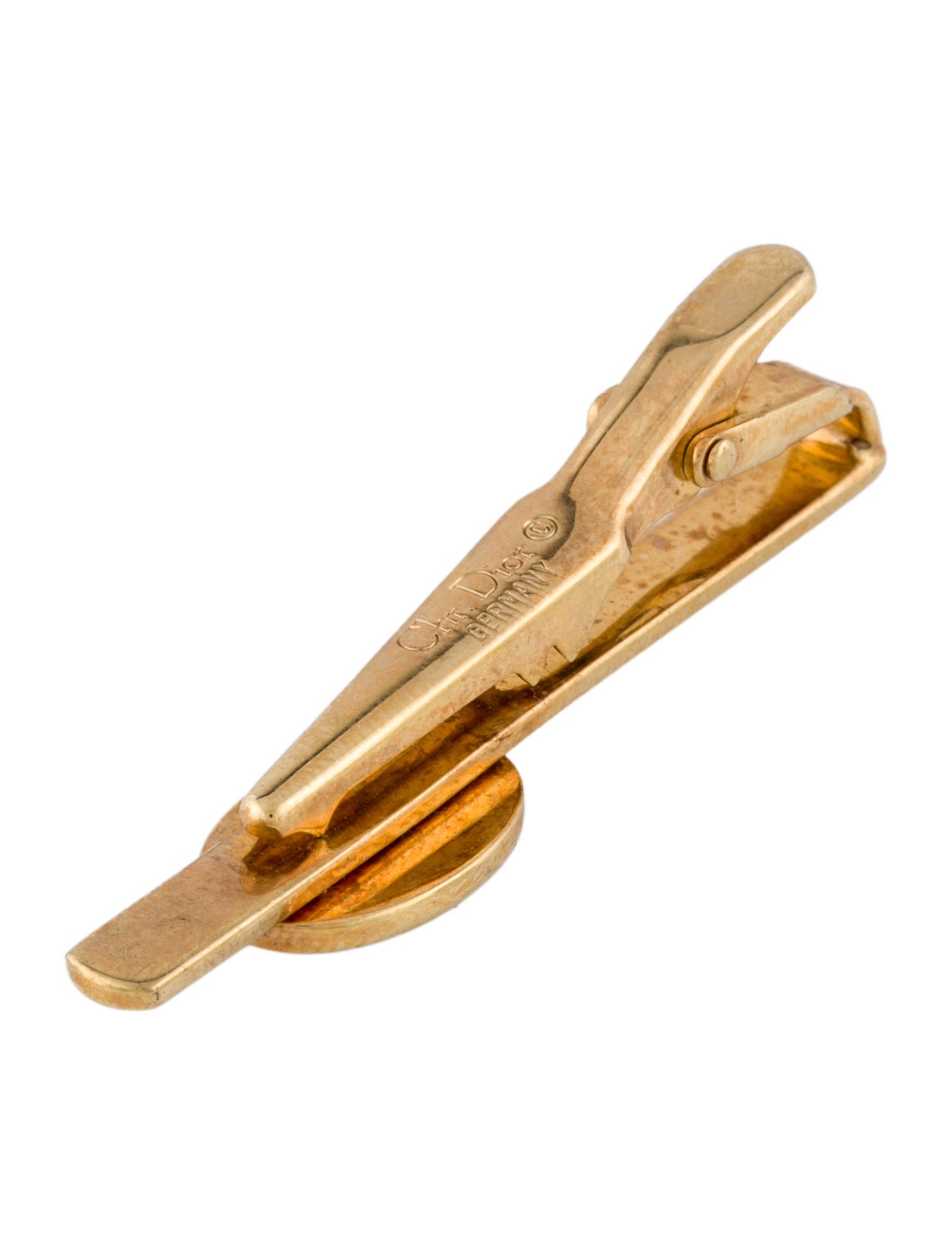 Christian Dior Vintage Resin Tie Clip