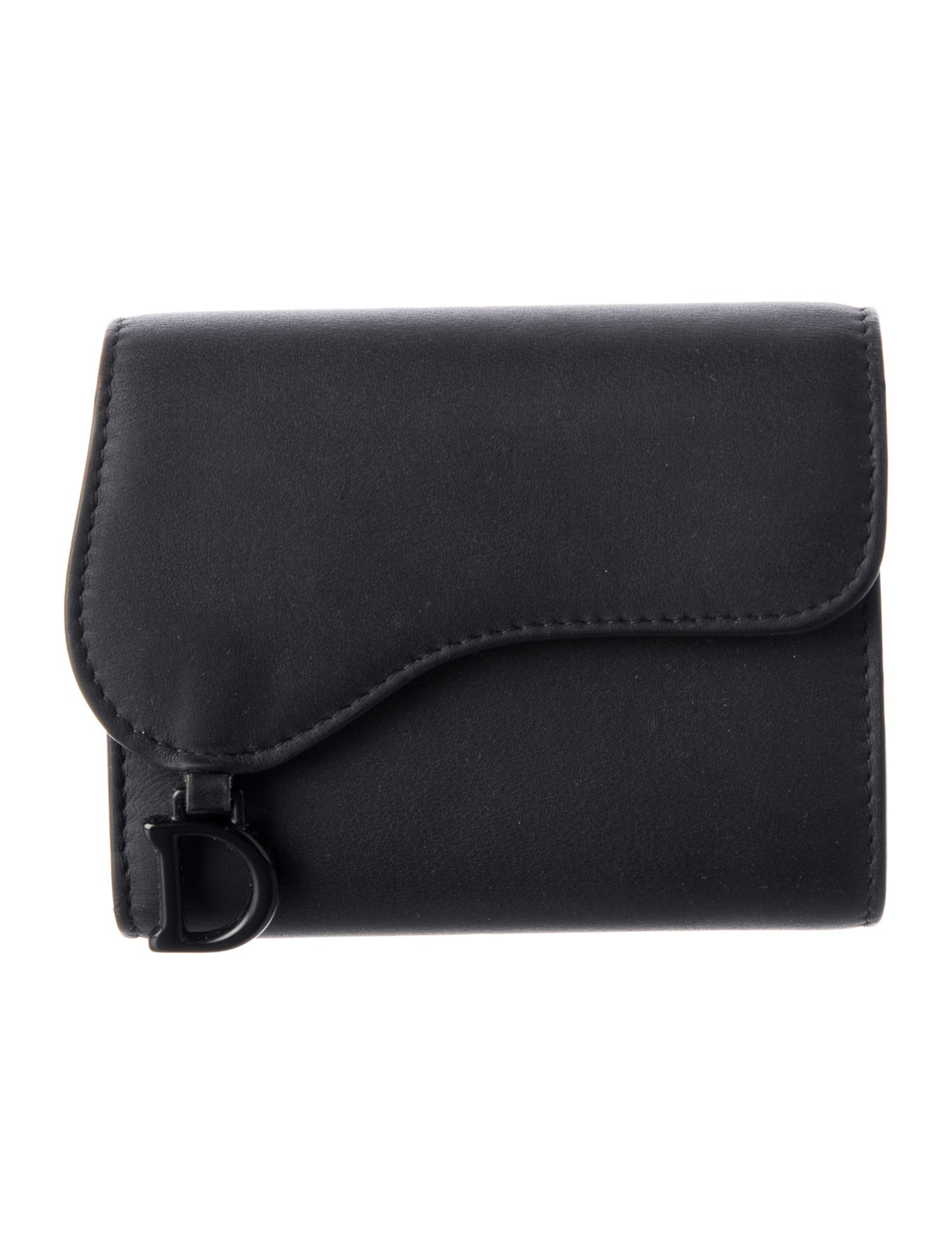 Christian Dior 2019 Ultra Matte Saddle Wallet