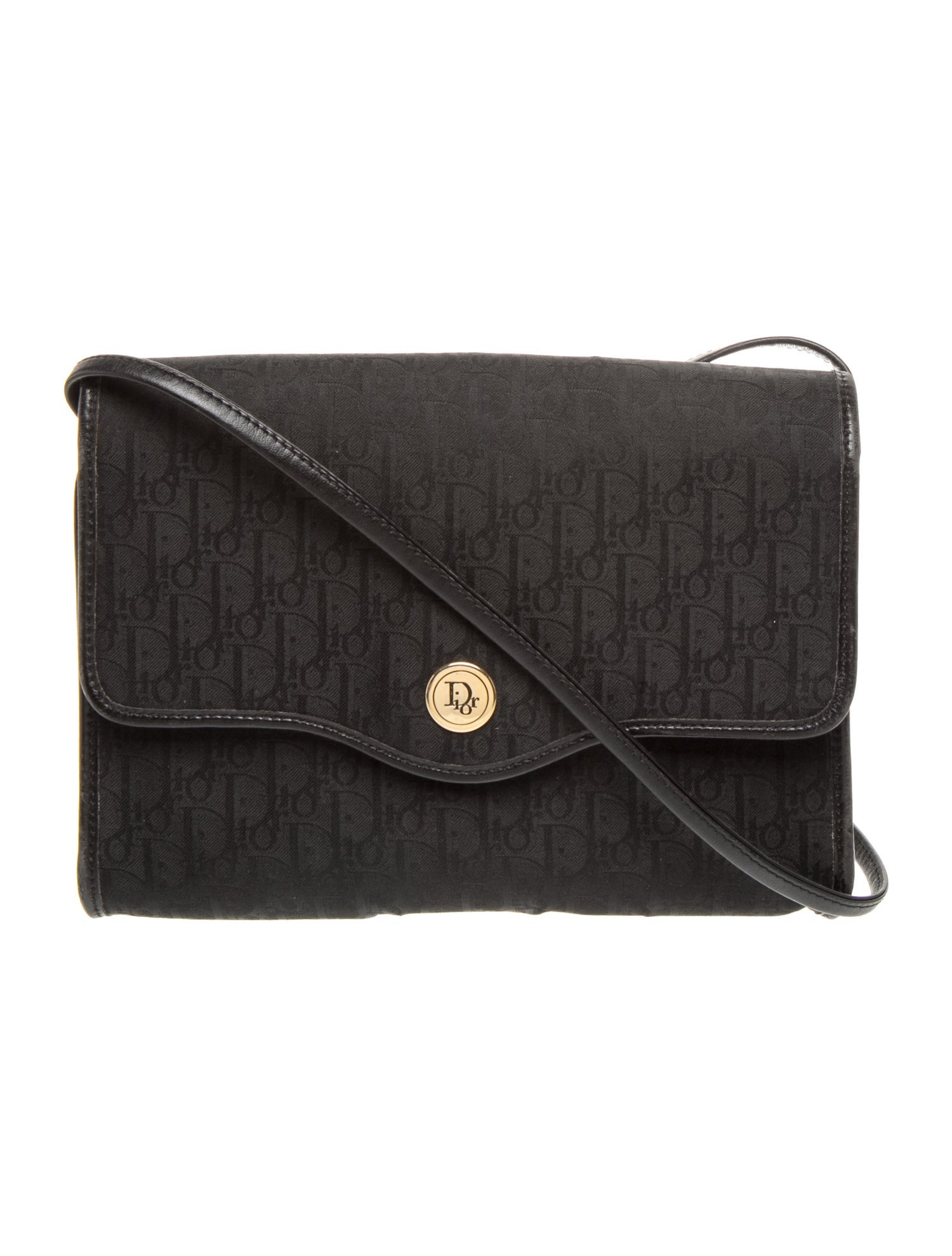 Christian Dior Diorissimo Trotter Canvas Shoulder Bag