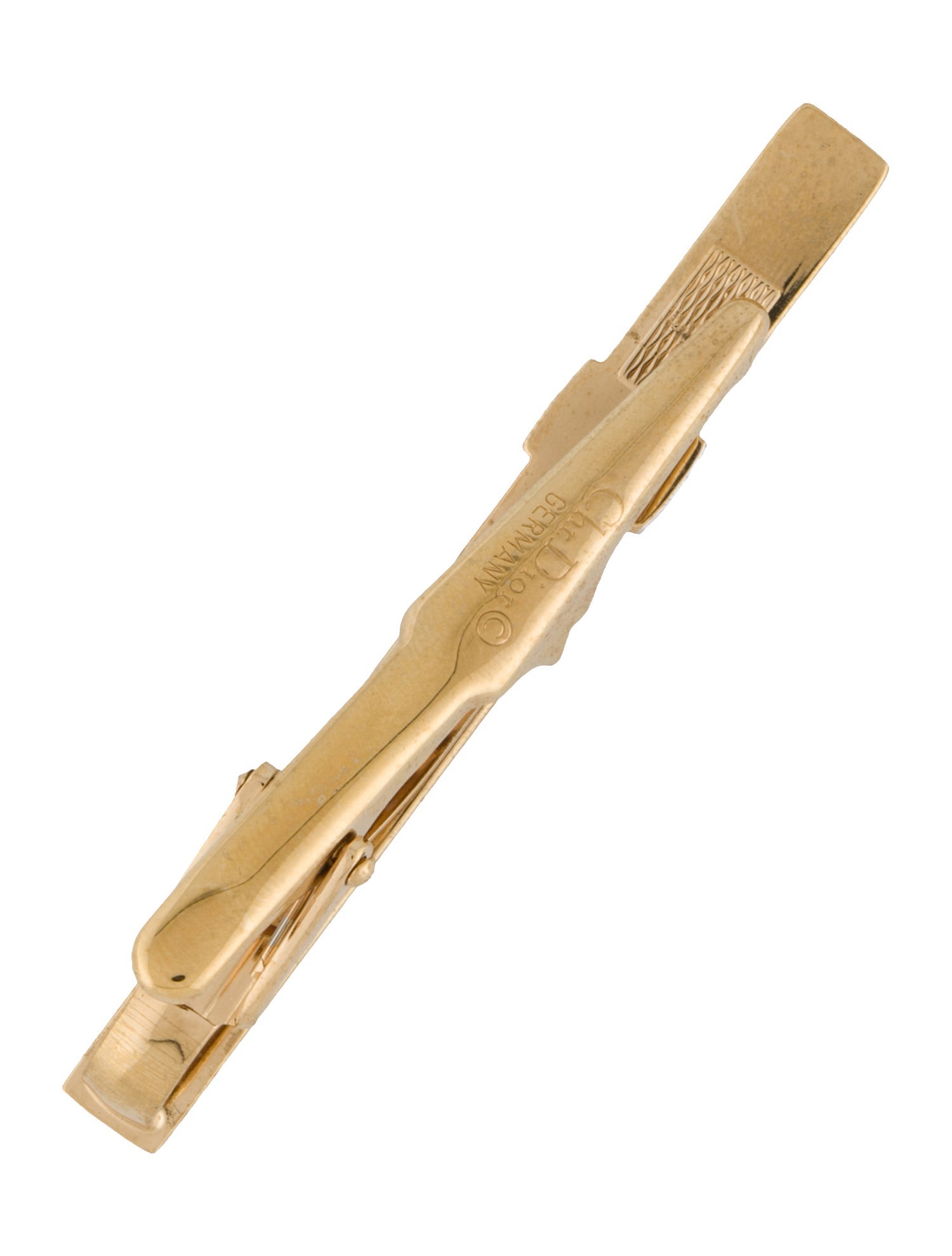 Christian Dior Vintage Two-Tone Tie Clip