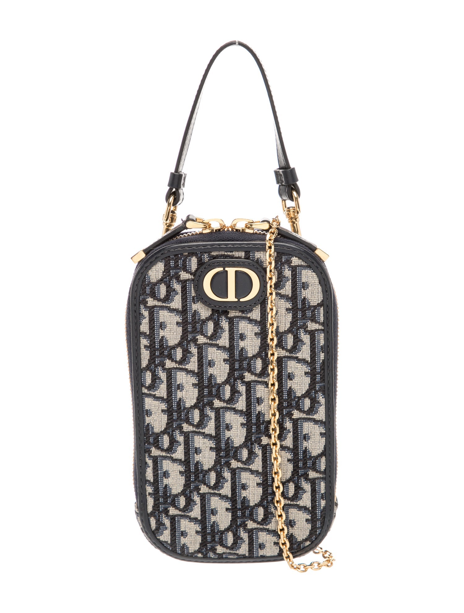 Christian Dior Oblique Jacquard 30 Montaigne Call'In Phone Bag