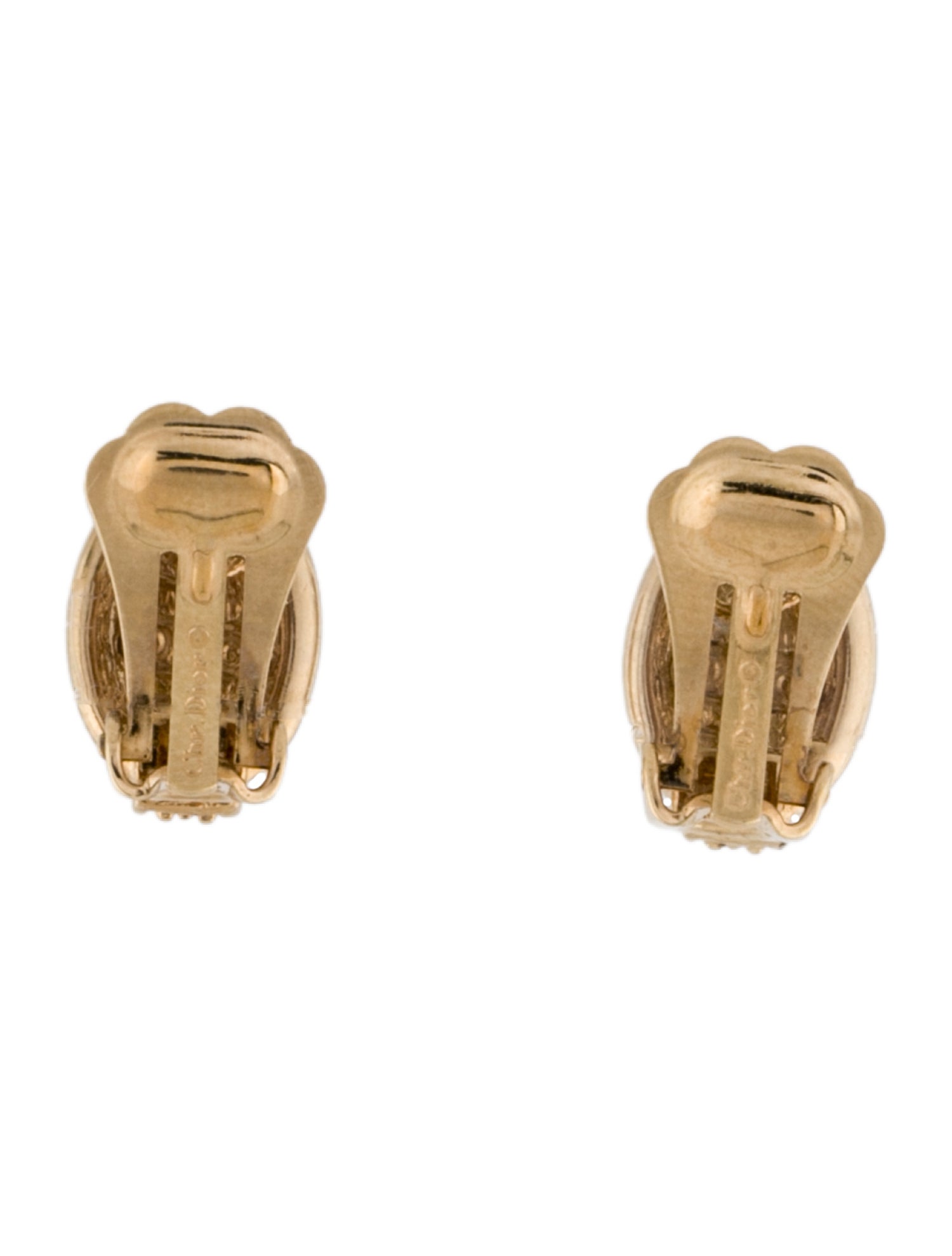 Christian Dior Vintage Crystal Clip-On Earrings