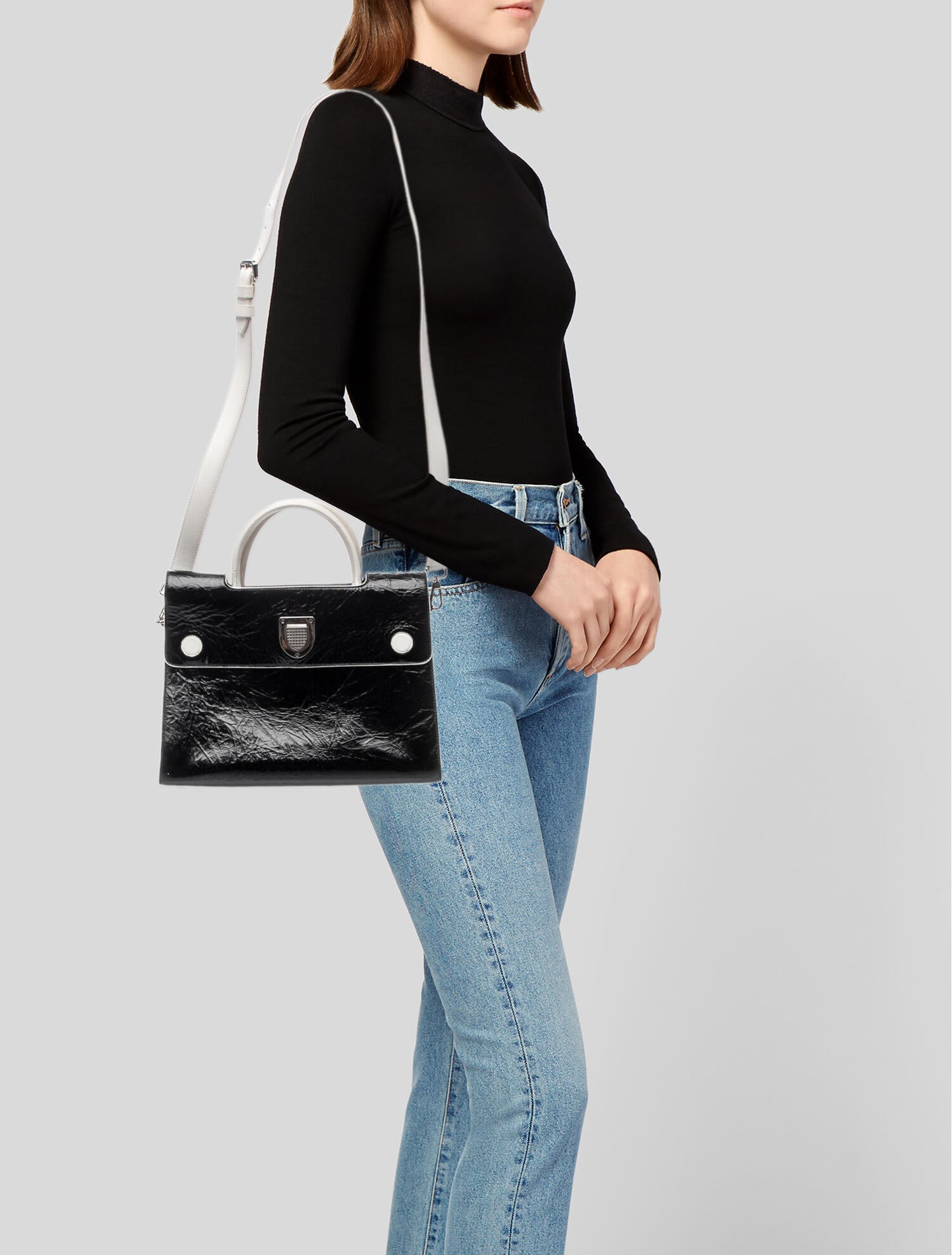 Christian Dior Patent Leather Diorever Medium