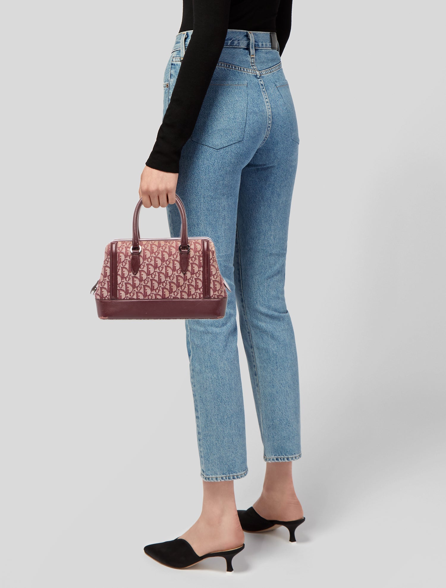 Christian Dior Monogram Top Handle Bag