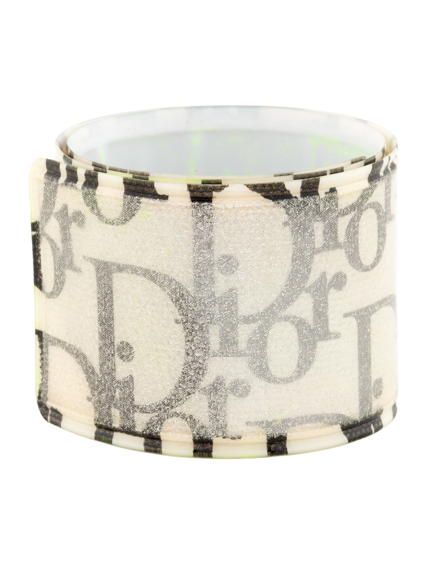 Christian Dior Plastic Diorrisimo Slap Bracelet
