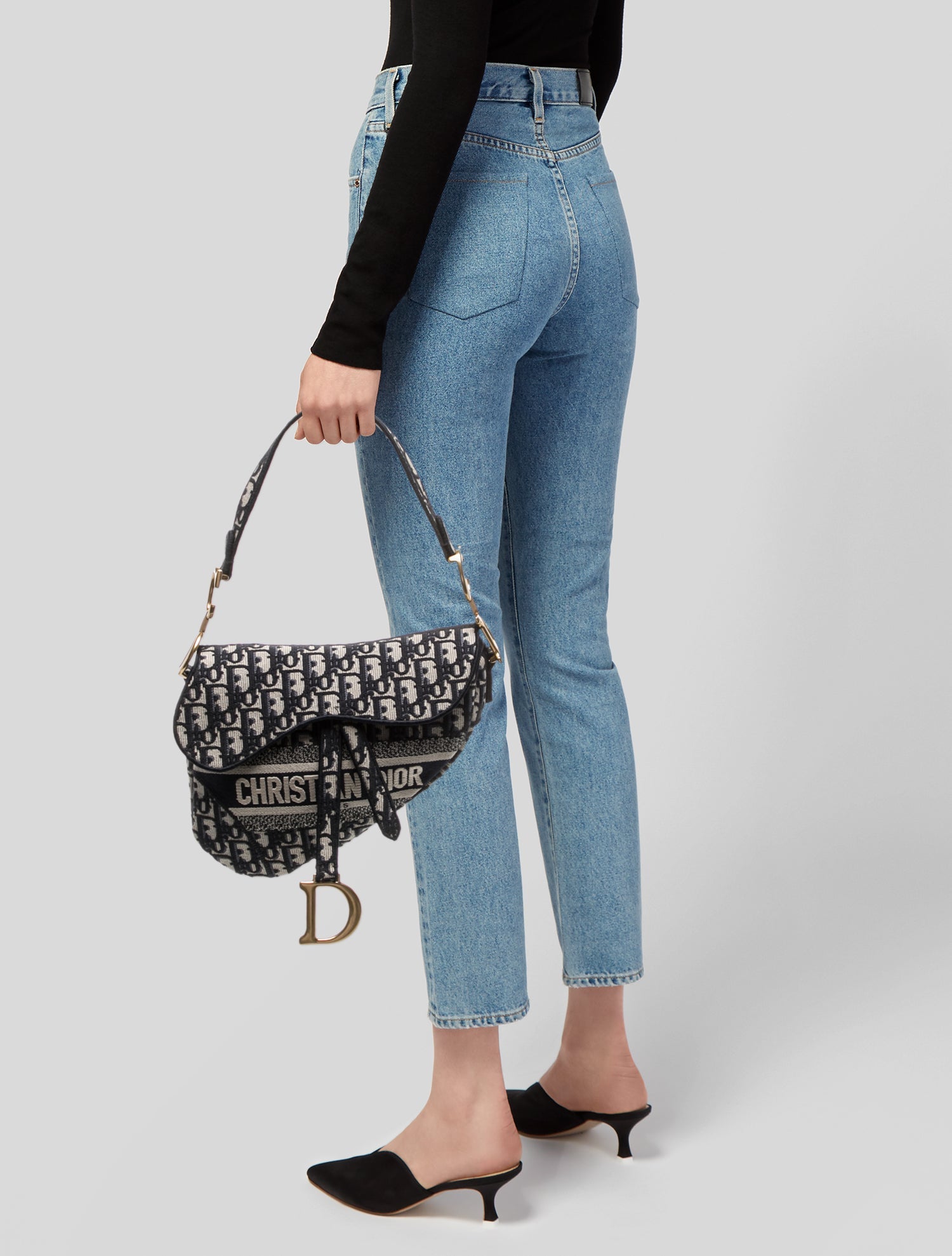 Christian Dior Oblique Jacquard Oblique Saddle