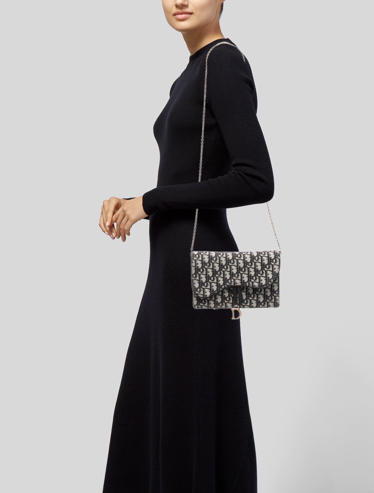 Christian Dior Oblique Jacquard Saddle