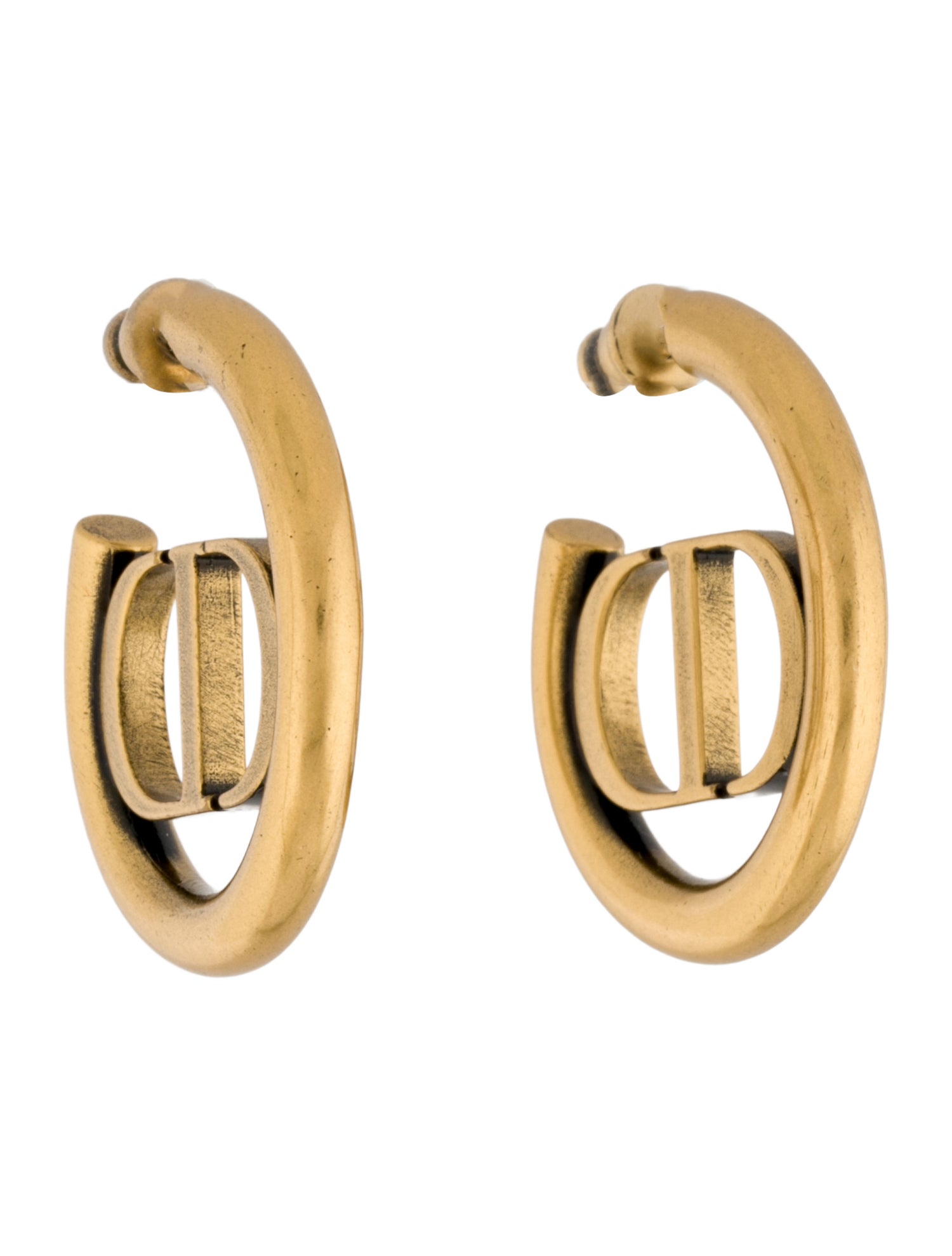 Christian Dior 30 Montaigne Hoop Earrings