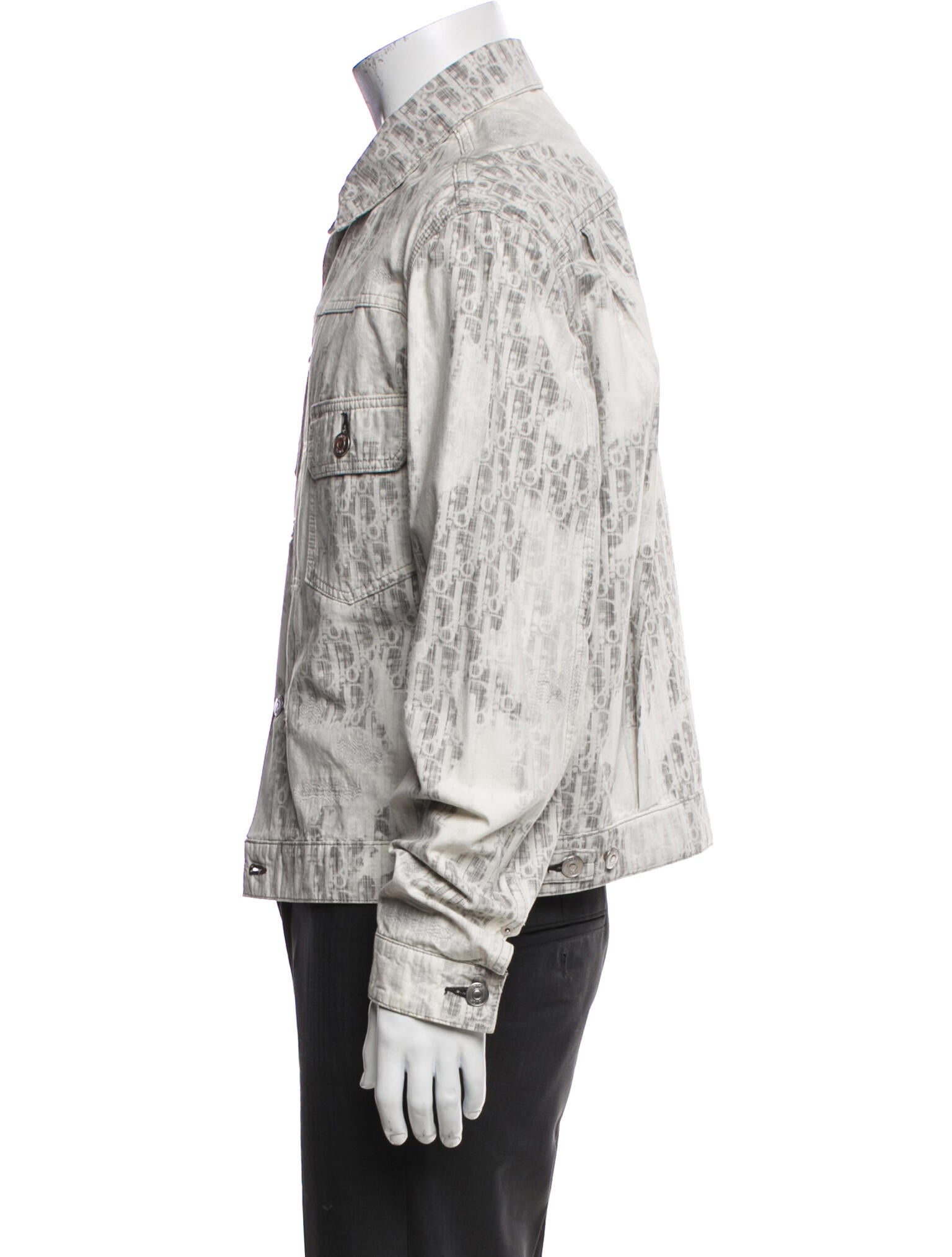 DIOR MEN 2020 Oblique Jacquard Denim Jacket