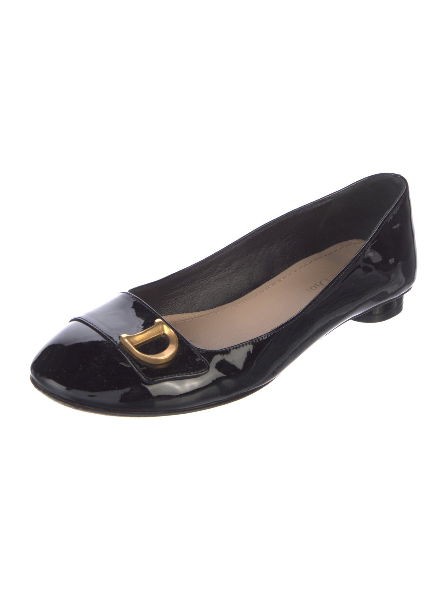 Christian Dior Patent Leather Ballet Flats