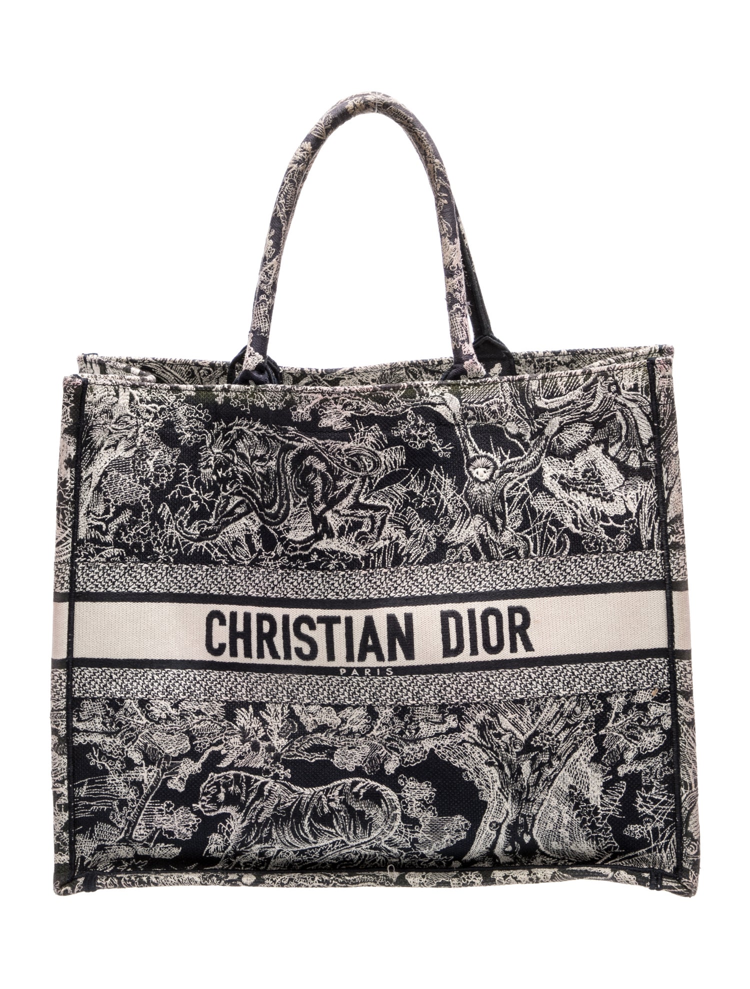 Christian Dior バック Christian Dior Canvas Book Medium - Blue Totes, Handbags