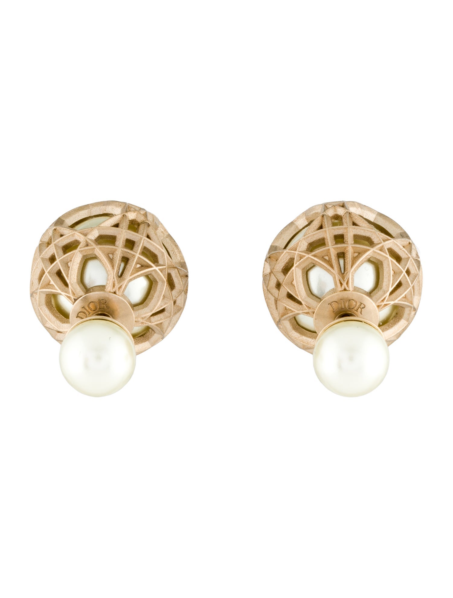 Christian Dior Tribales Stud Earrings