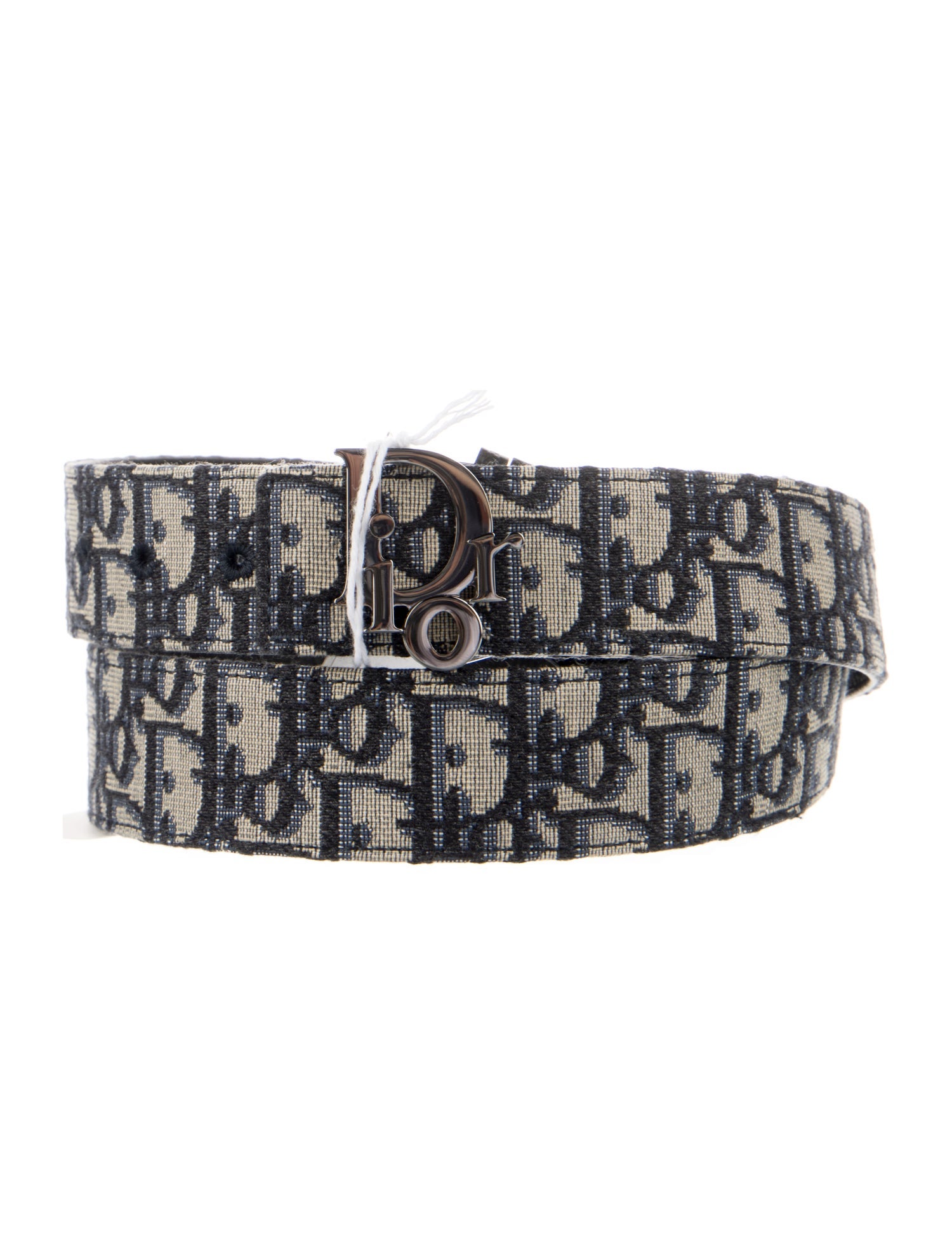 Christian Dior Diorissimo Pattern Skinny Waist Belt
