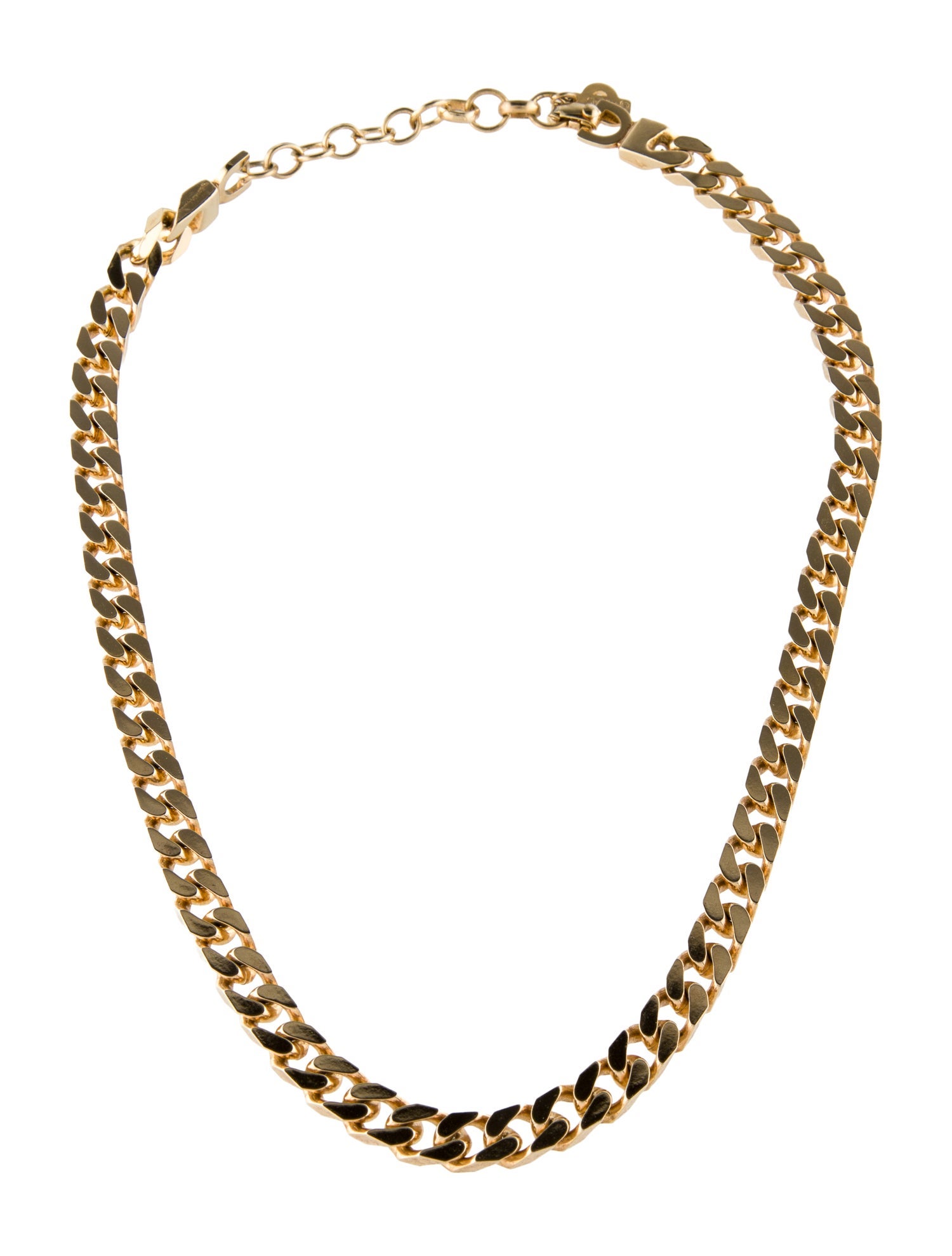 Christian Dior Vintage Curb Chain Necklace