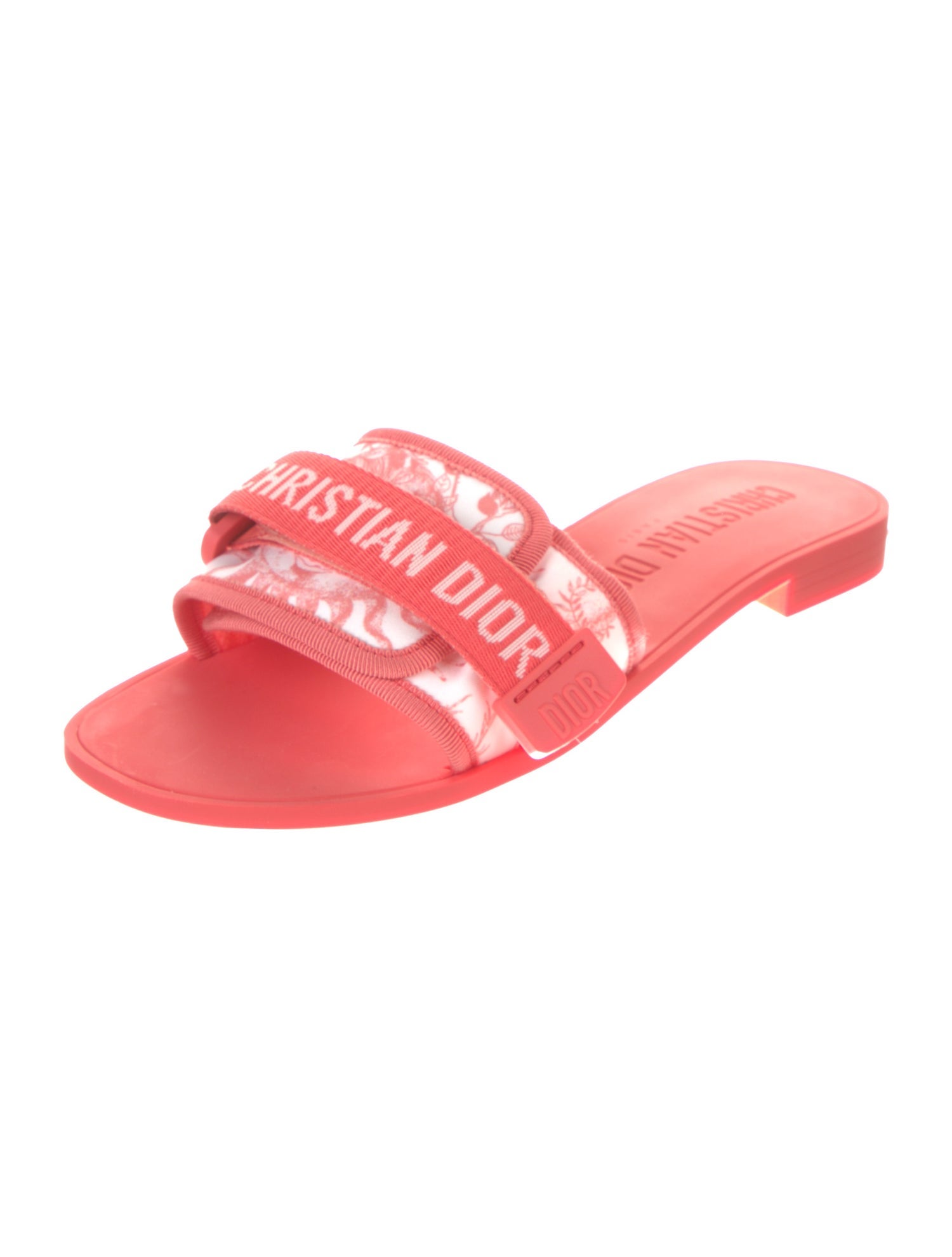 Christian Dior Graphic Print Slides