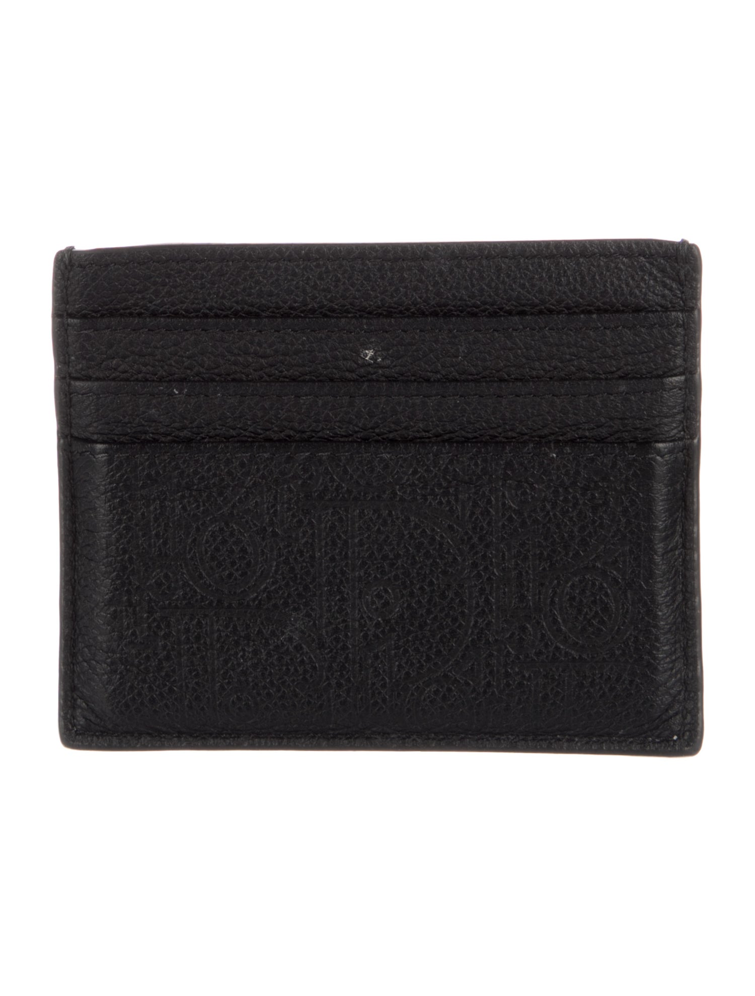 DIOR MEN Leather Printed Card Holder