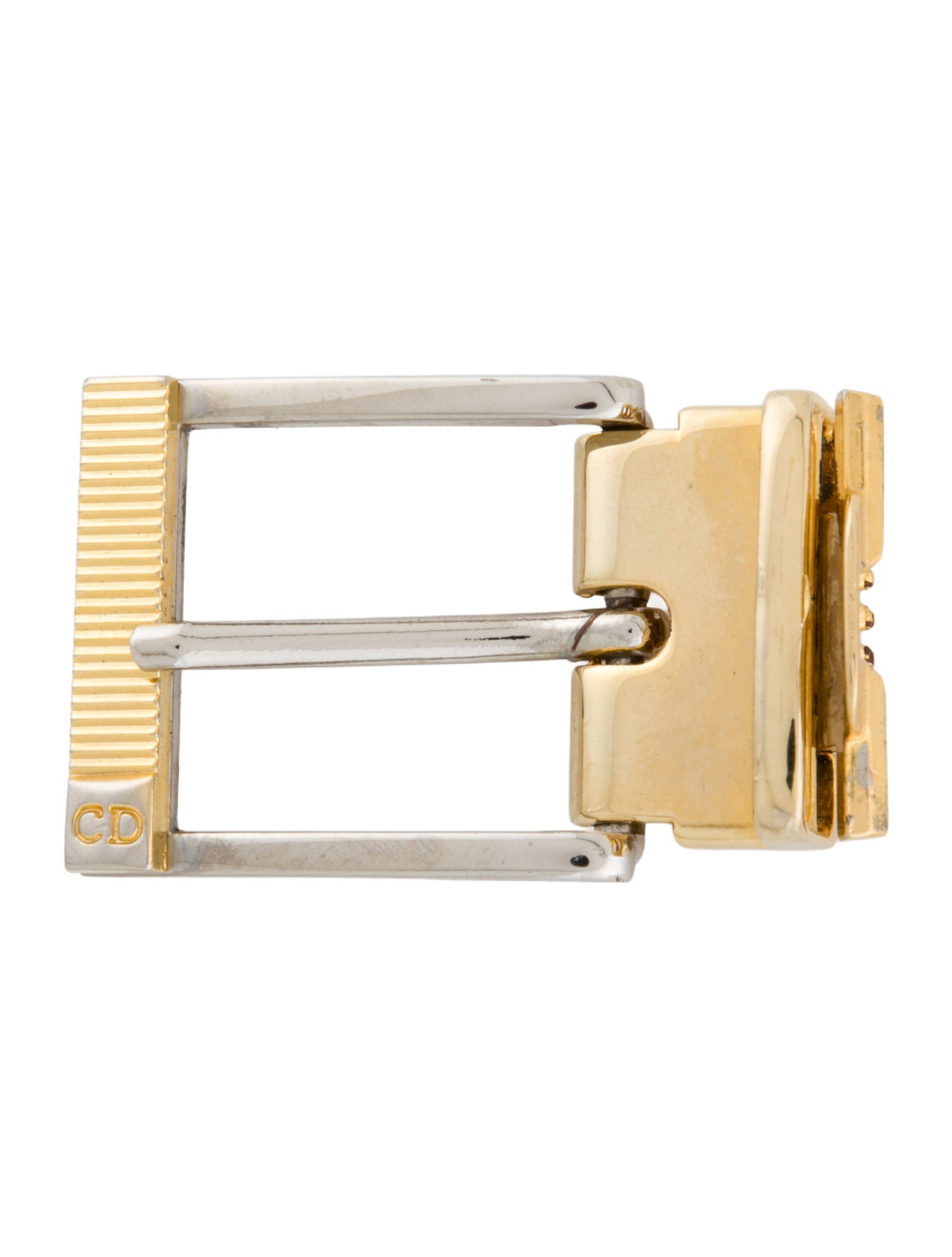 Christian Dior Dual Tone Belt Buckle
