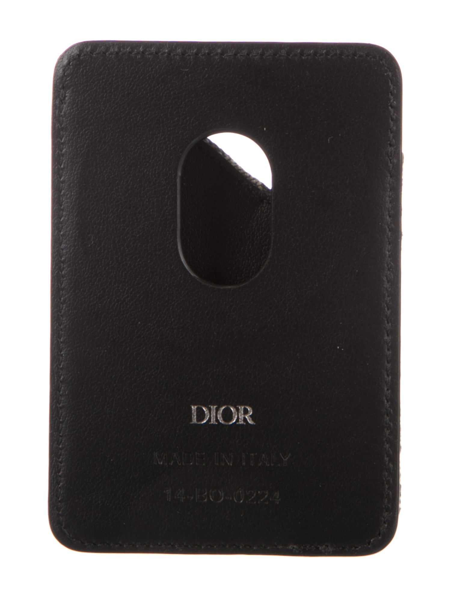 DIOR MEN 2024 Saddle Magnetic Card Holder Card Holder